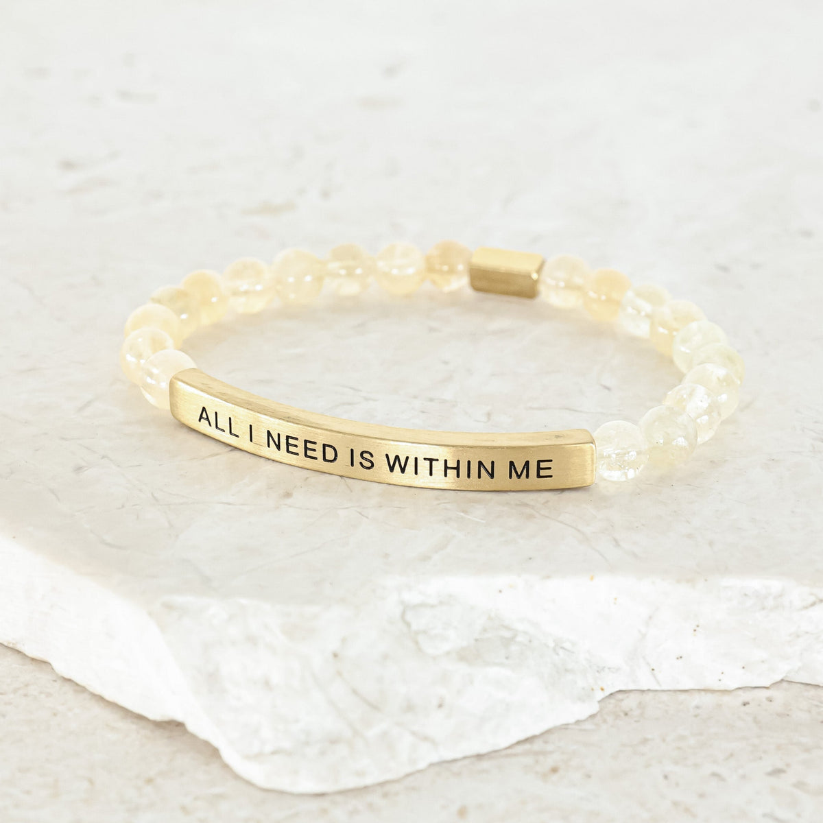 Meaningful beaded bracelet
