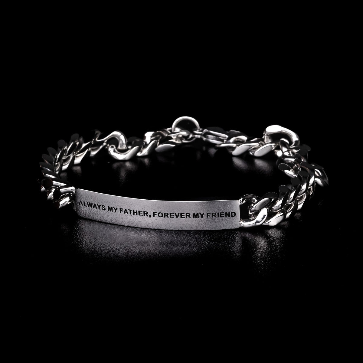 engraved message jewelry for men