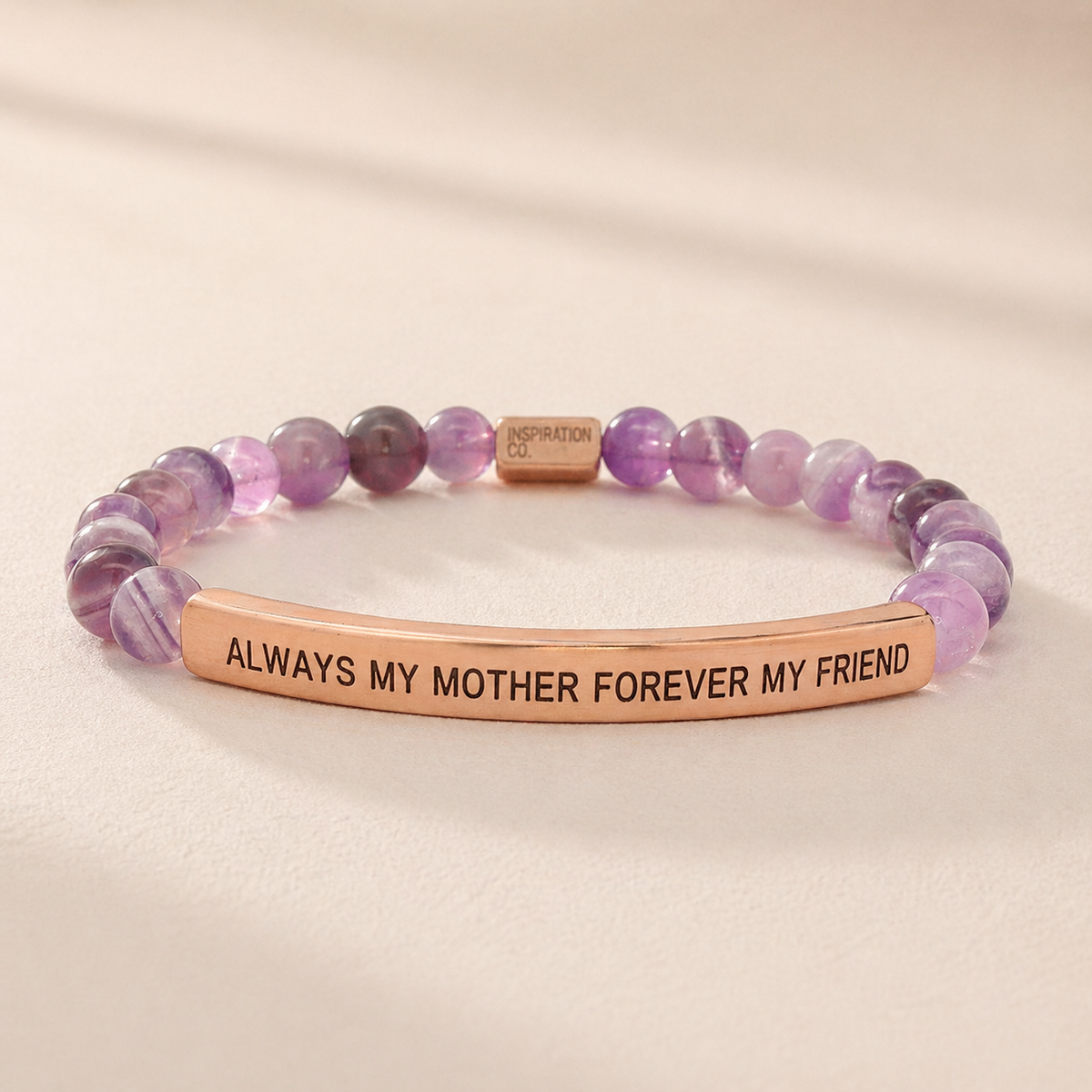 Engraved bracelet gift for mom