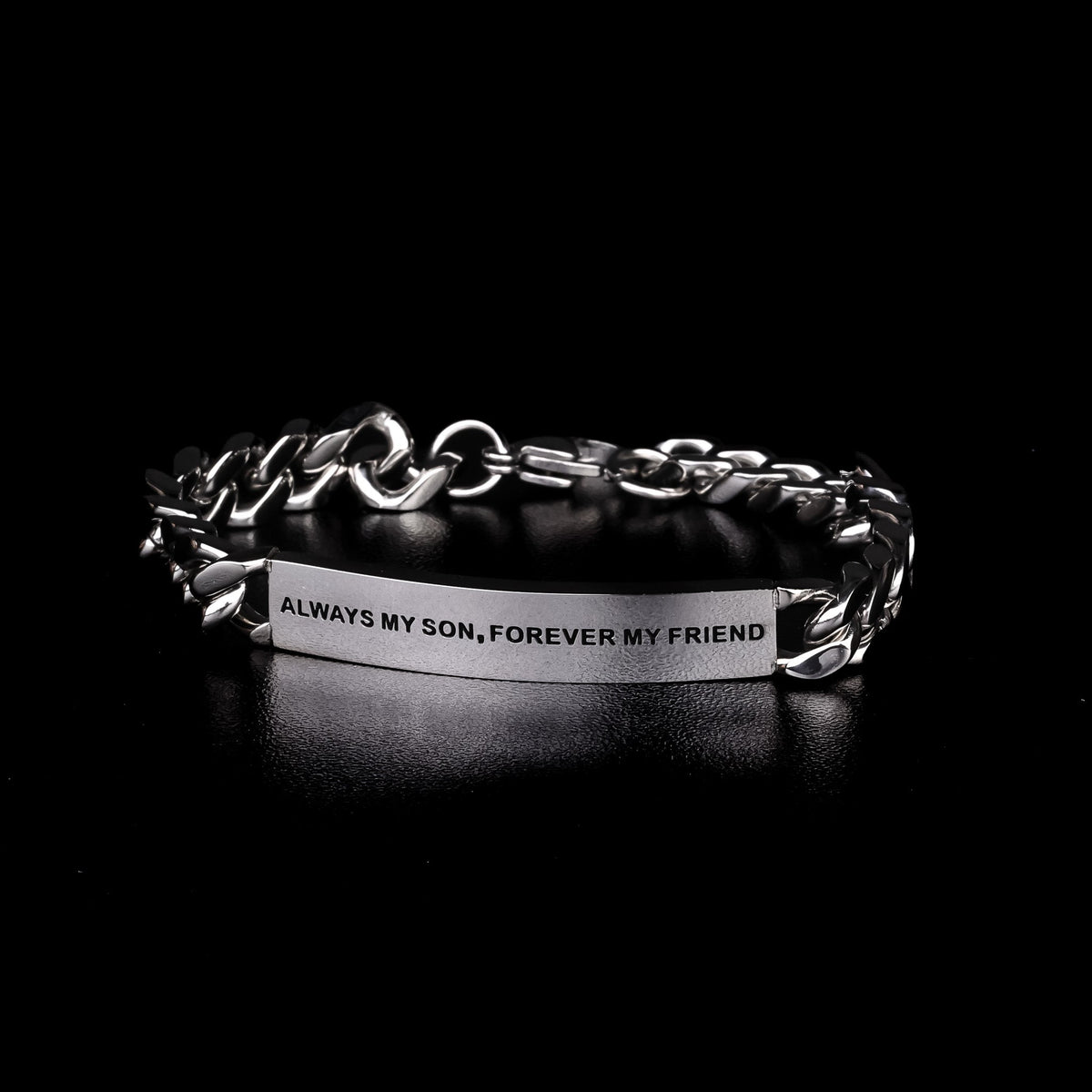silver chain bracelet for men