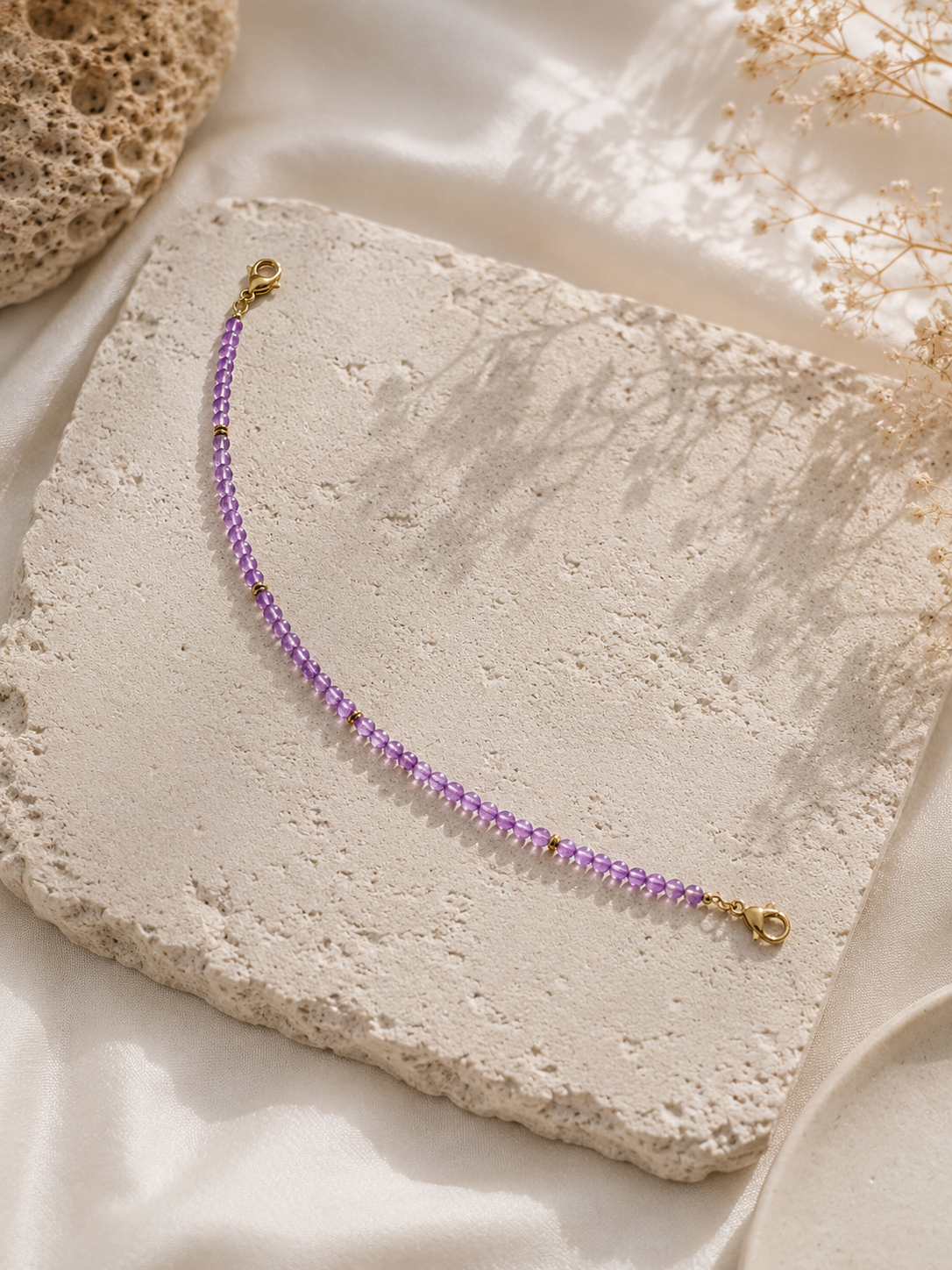 Amethyst Hat Chain