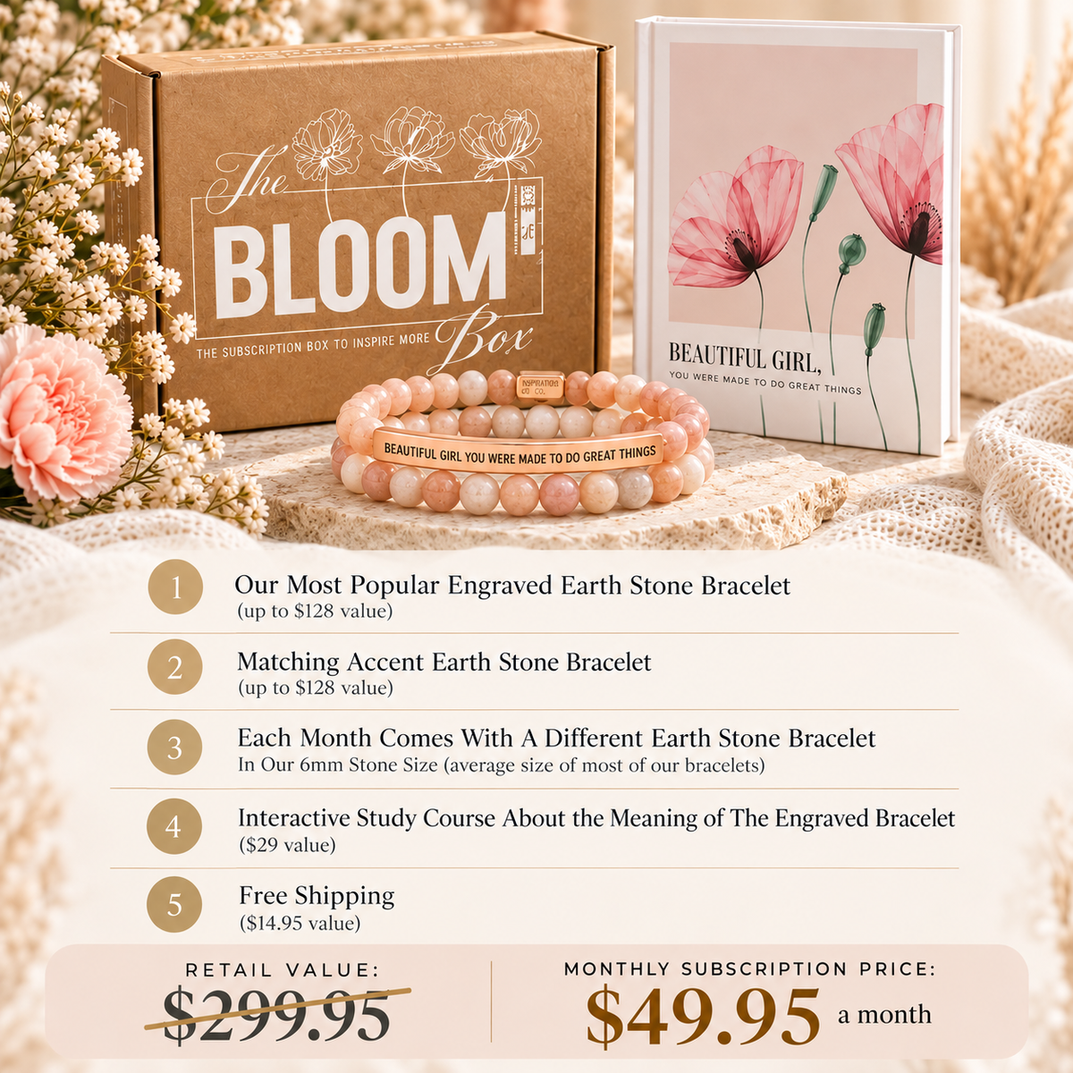 Bloom Bracelet Box - Monthly Subscription Box