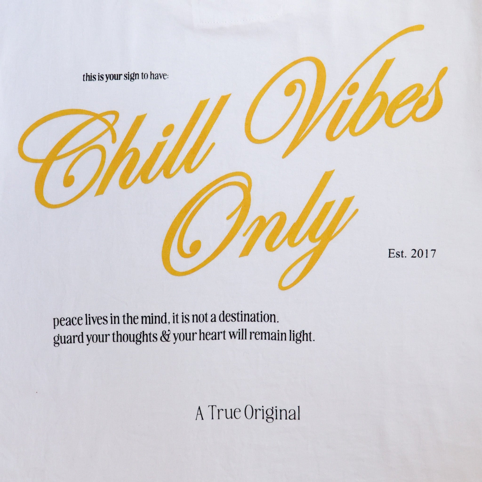 CHILL VIBES - CROP TEE