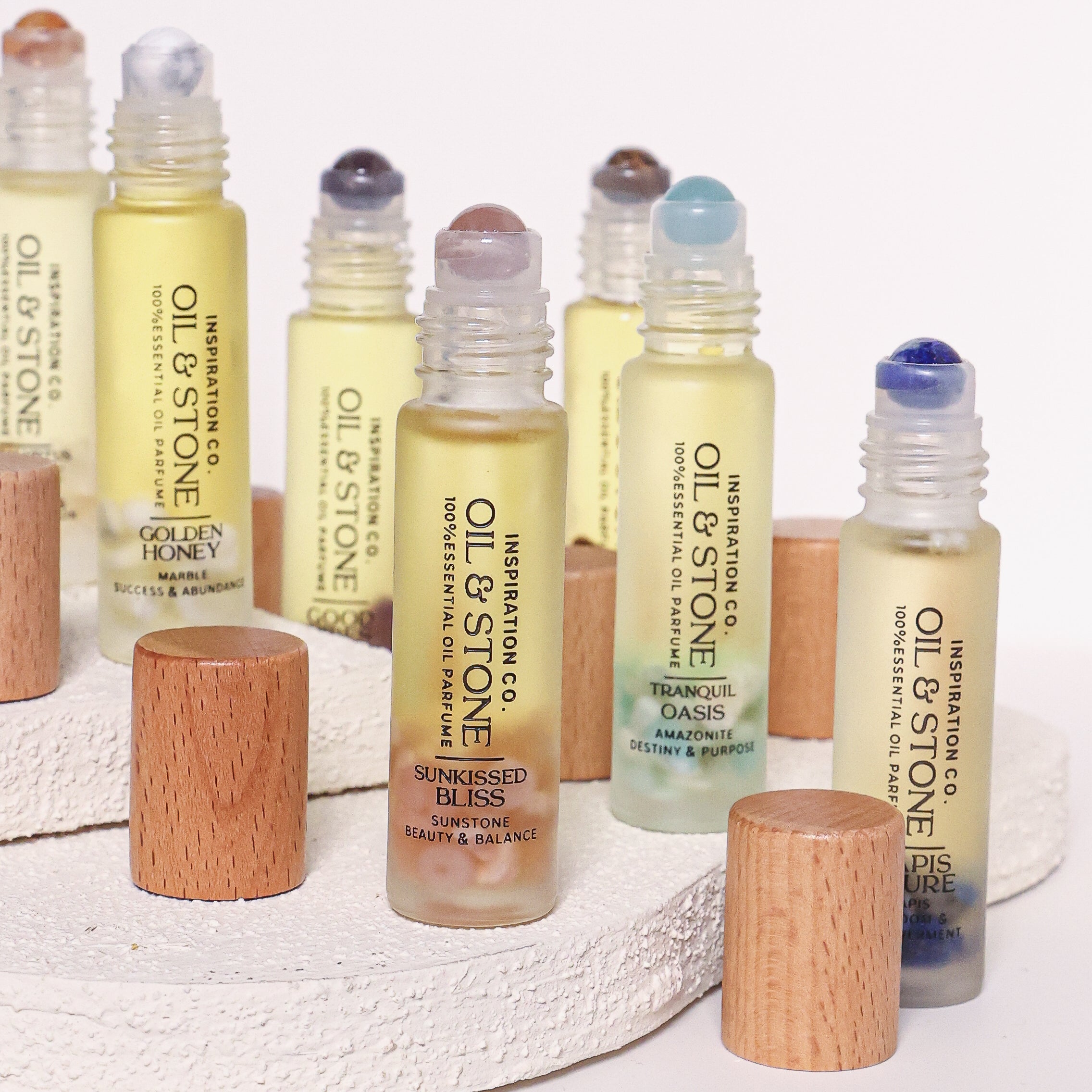 FRANKINCENSE & MYRRH / TRANQUIL OASIS - AMAZONITE PREMIUM OIL PERFUME