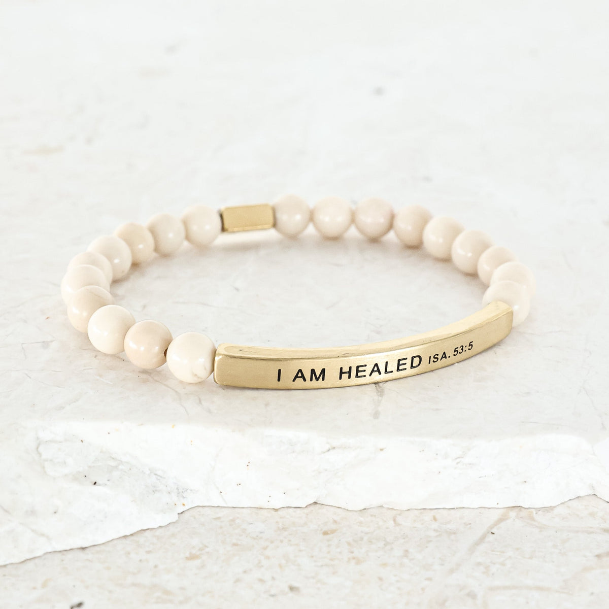 ISA 53:5 engraved bracelet
