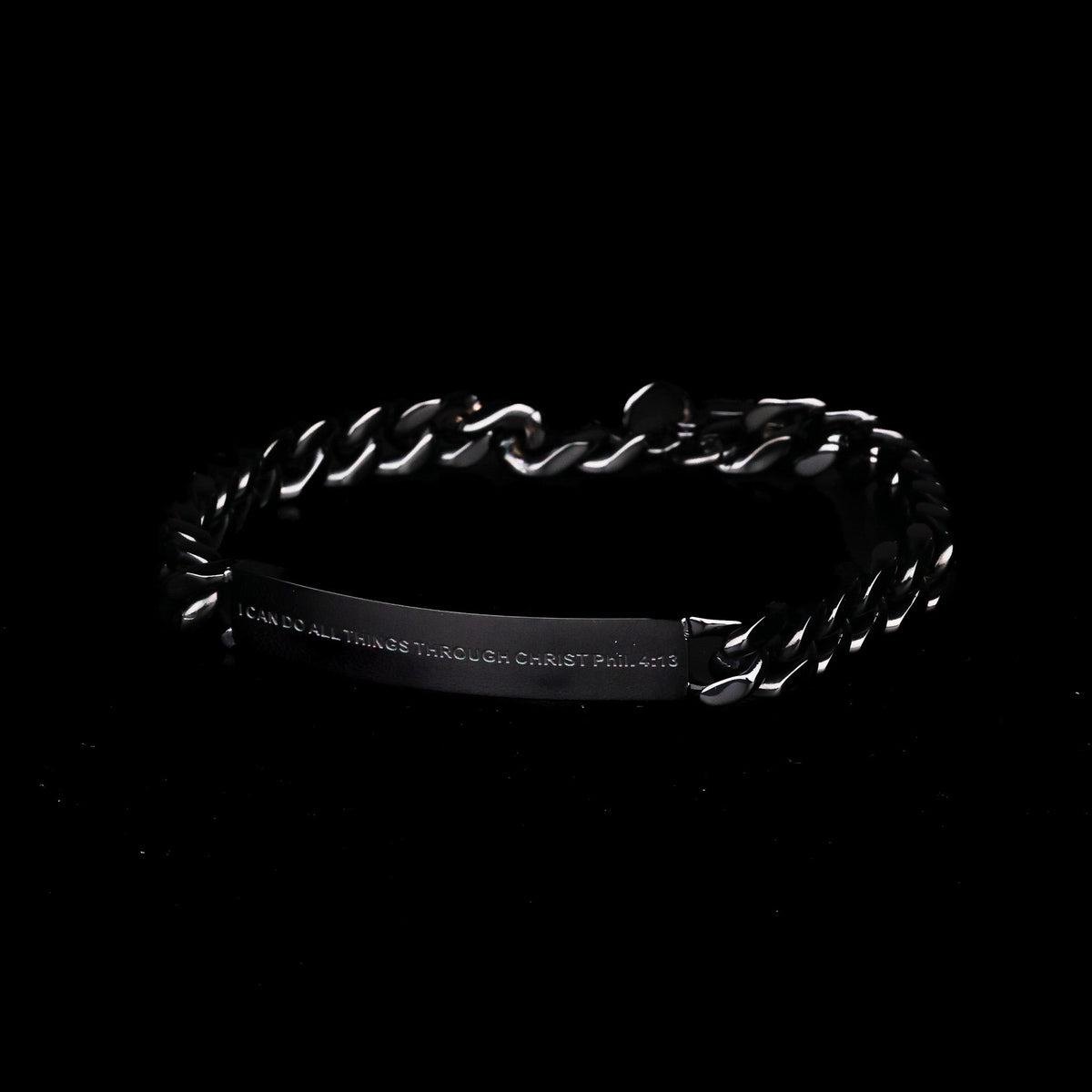 black mens chain bracelet