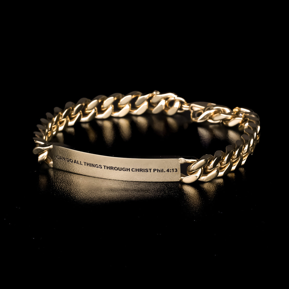 gold mens chain bracelet