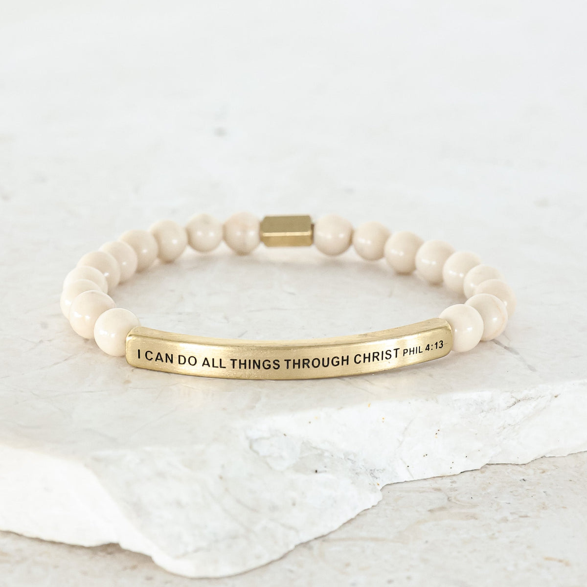 inspiring message bracelet