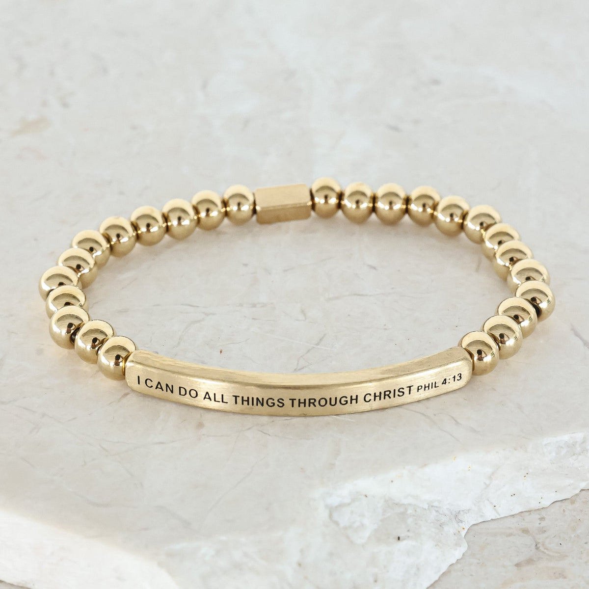 engraved scripture bracelet
