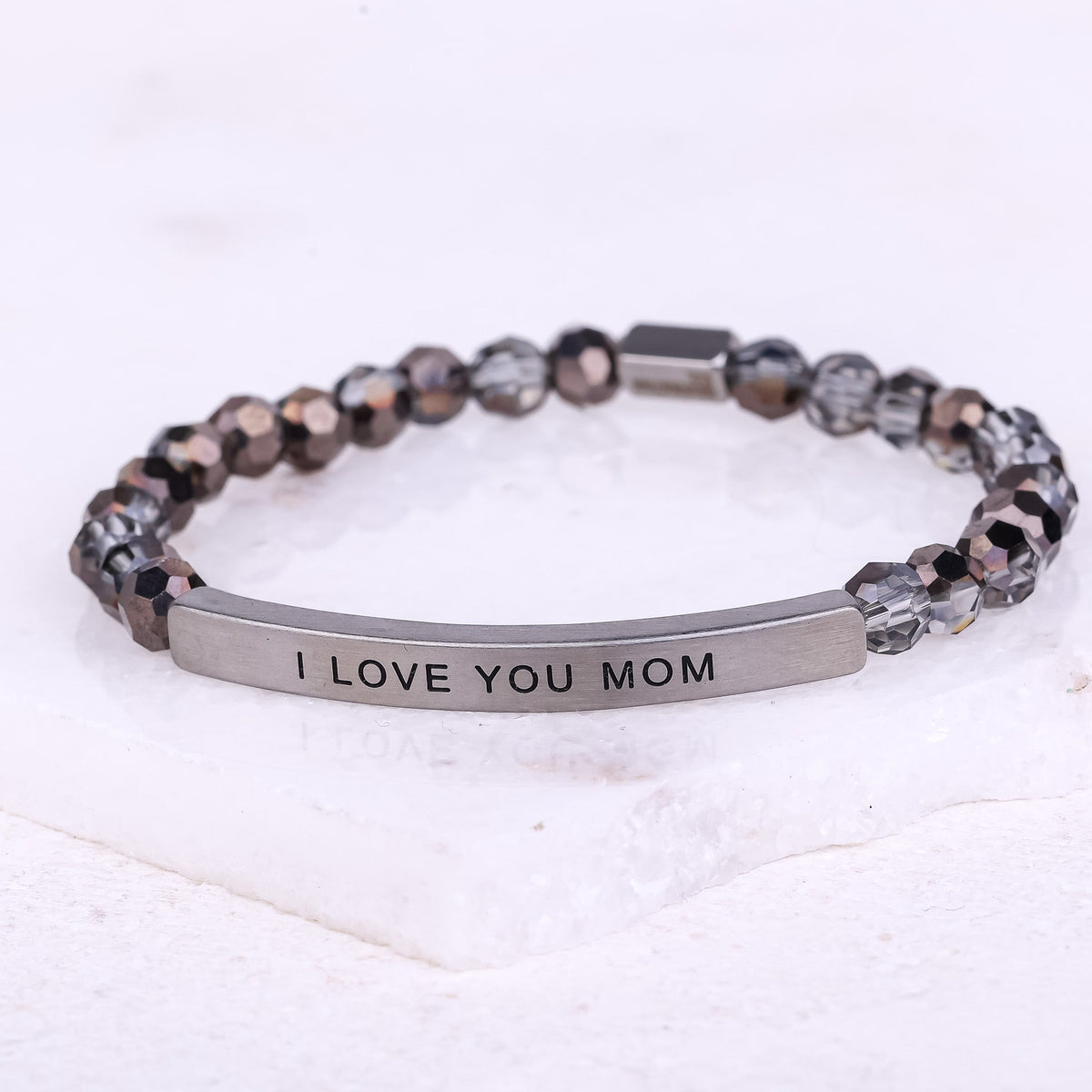 crystal gemstone bracelet made in usa