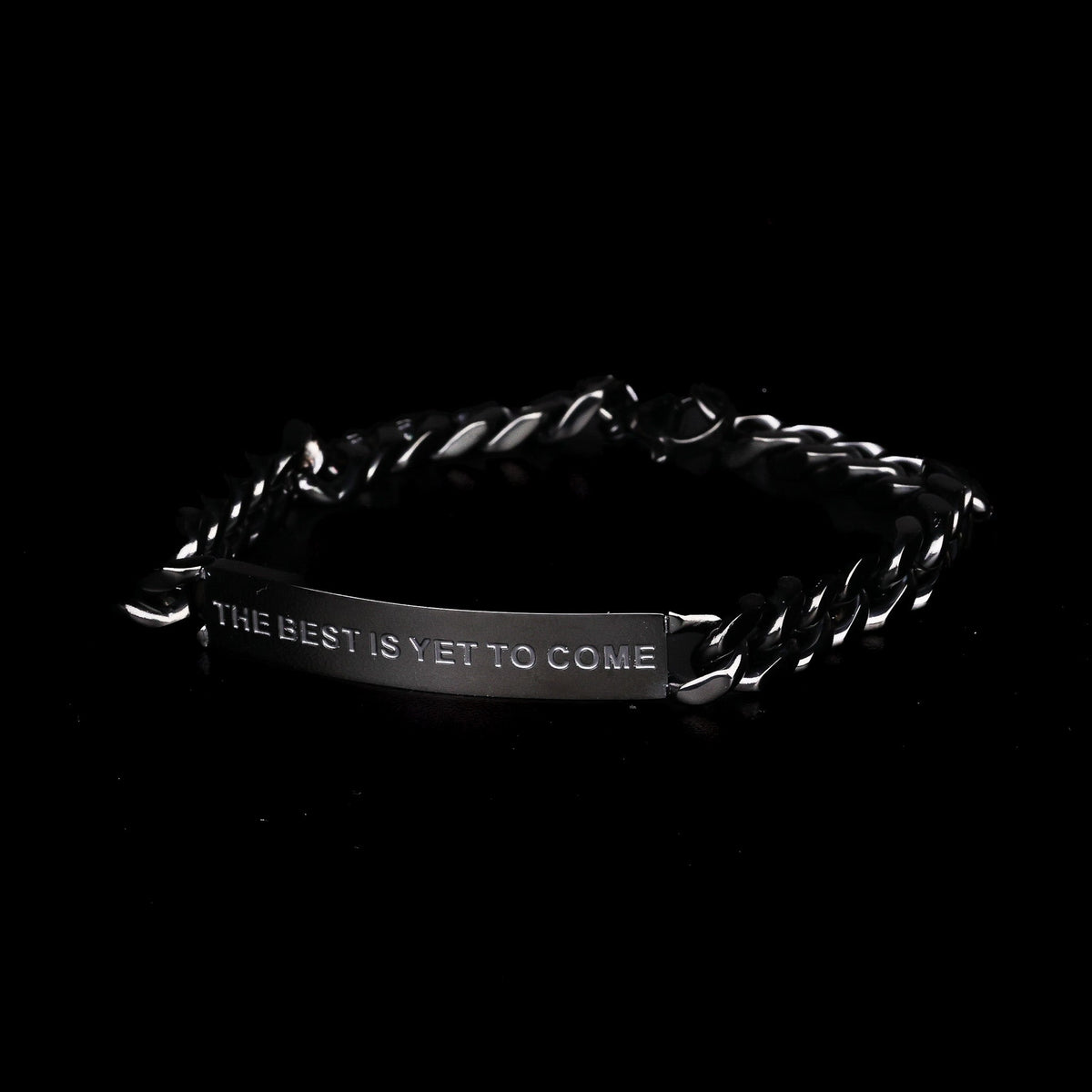 The Best Is Yet to Come chain bracelet gift for men, graduates, and young professionals