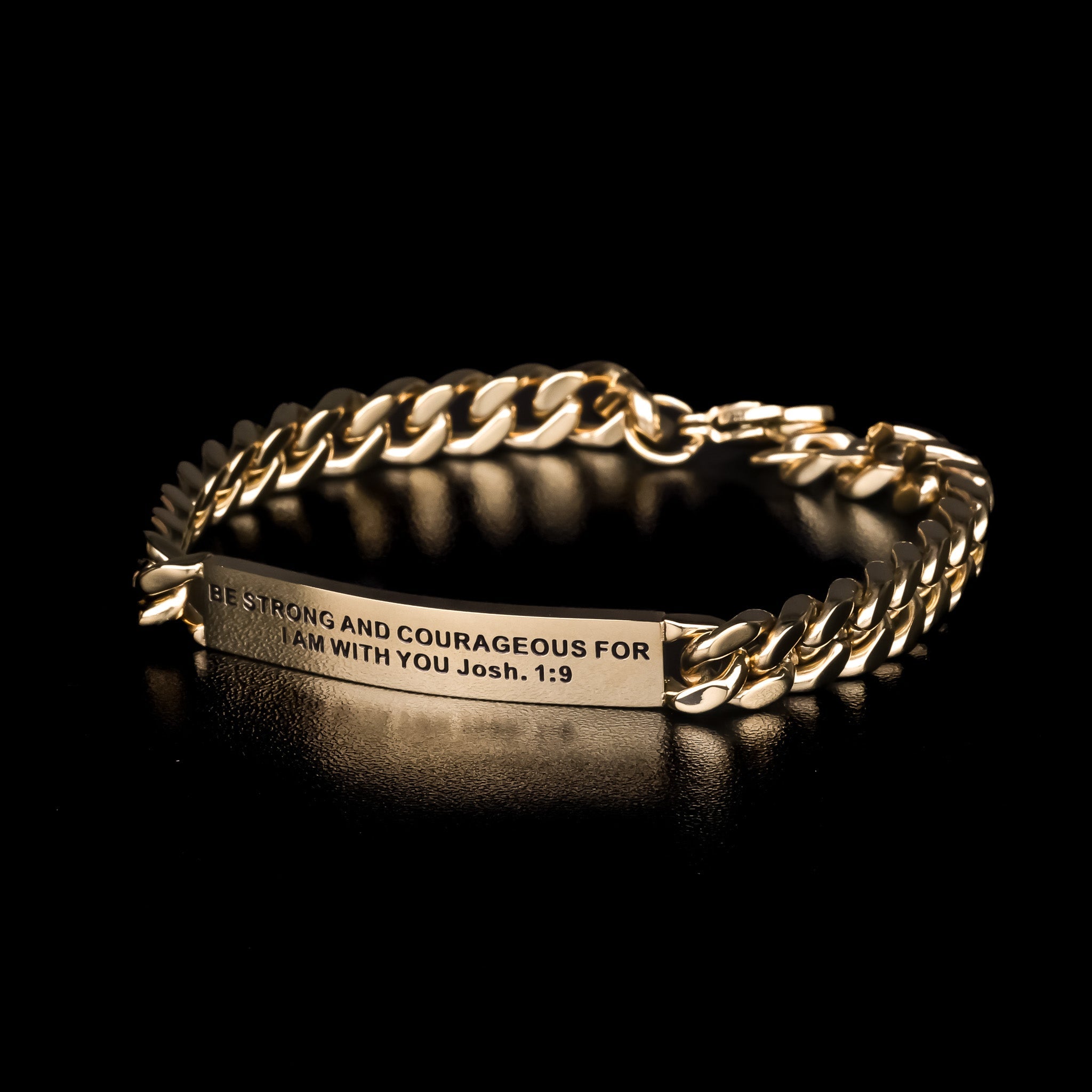 BE STRONG AND COURAGEOUS FOR I AM WITH YOU - MEN&