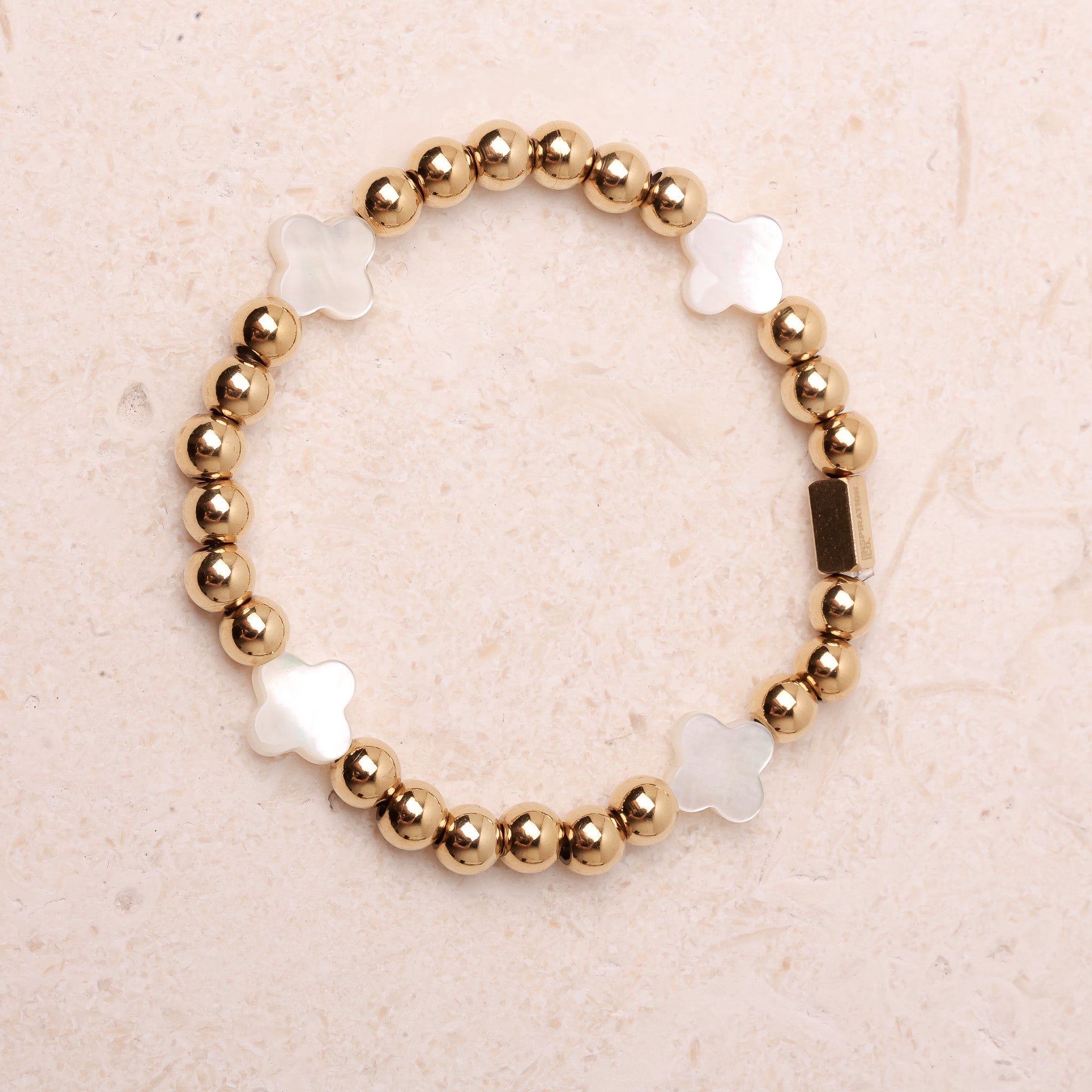 CLOVER BRACELET - MOTHER OF PEARL - Inspiration Co.