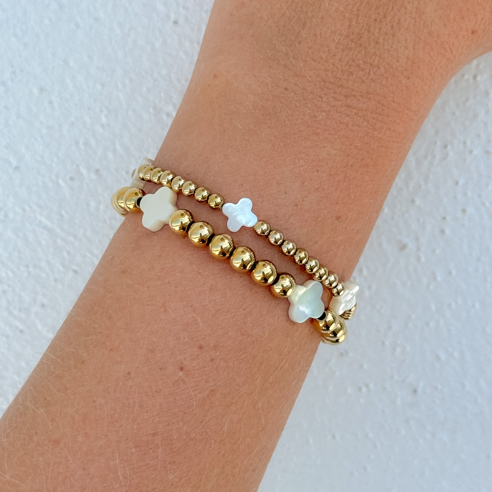 CLOVER BRACELET - MOTHER OF PEARL - Inspiration Co.