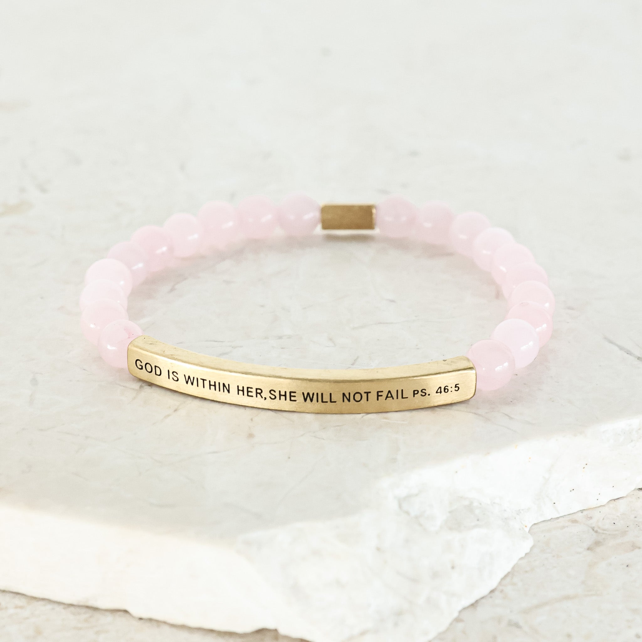 GOD IS WITHIN HER SHE WILL NOT FAIL - Psalms 46:5 - Inspiration Co.