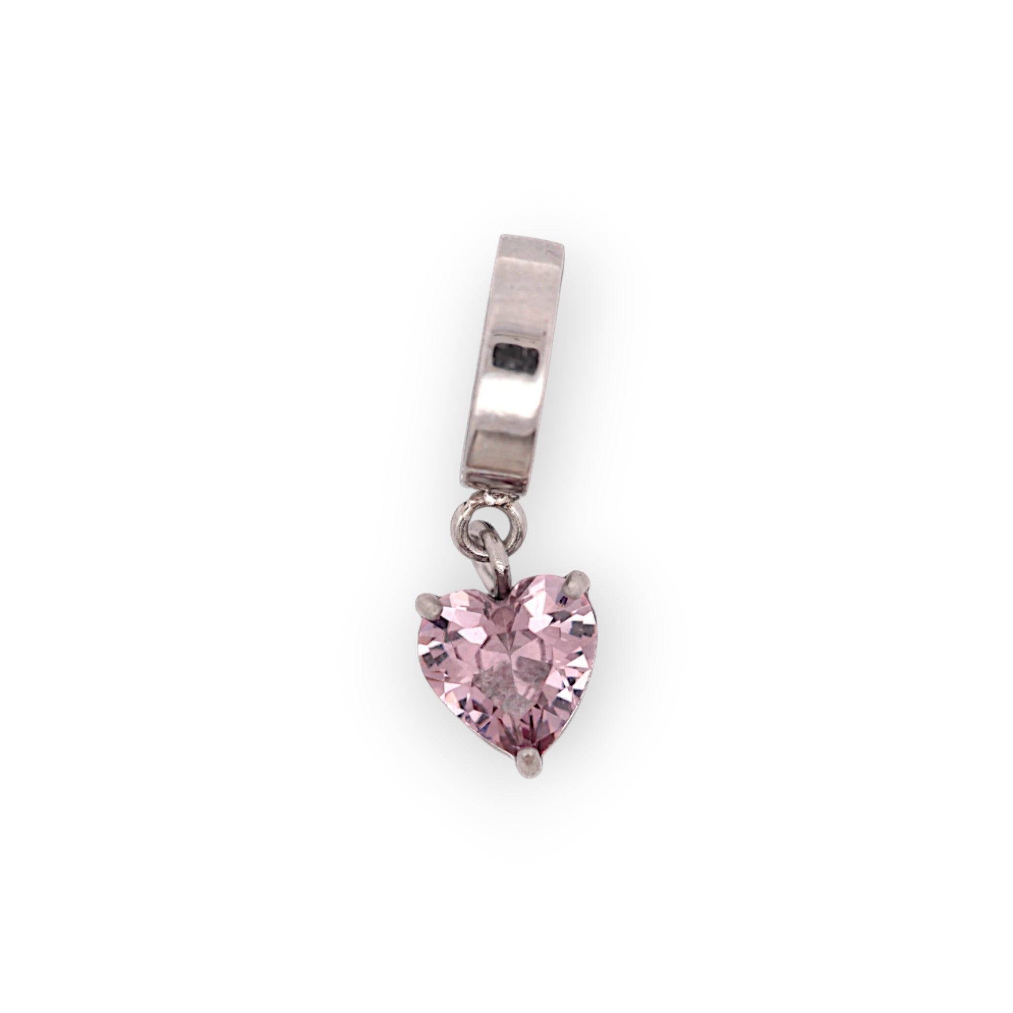 HEART BIRTHSTONE CHARM - AMETHYST (FEB)