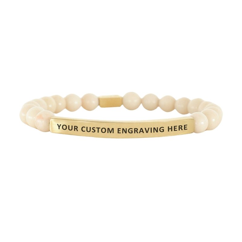 Matte Jasper Custom Bracelet - Inspiration Co.