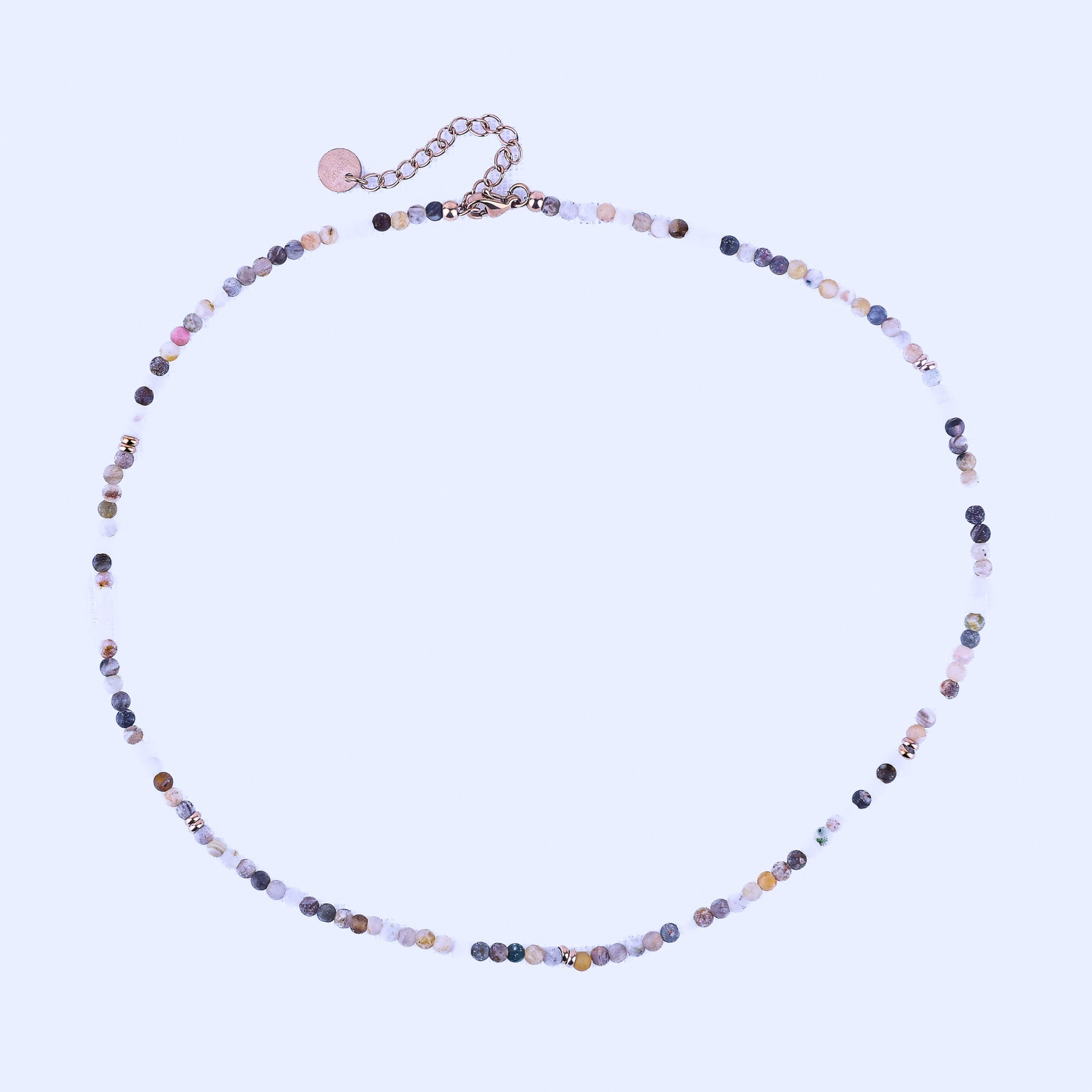 MICRO GEMSTONE NECKLACE - BAMBOO - Inspiration Co.