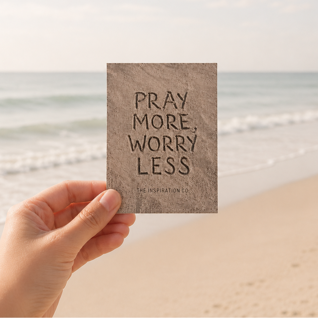 STICKER - PRAY MORE, WORRY LESS