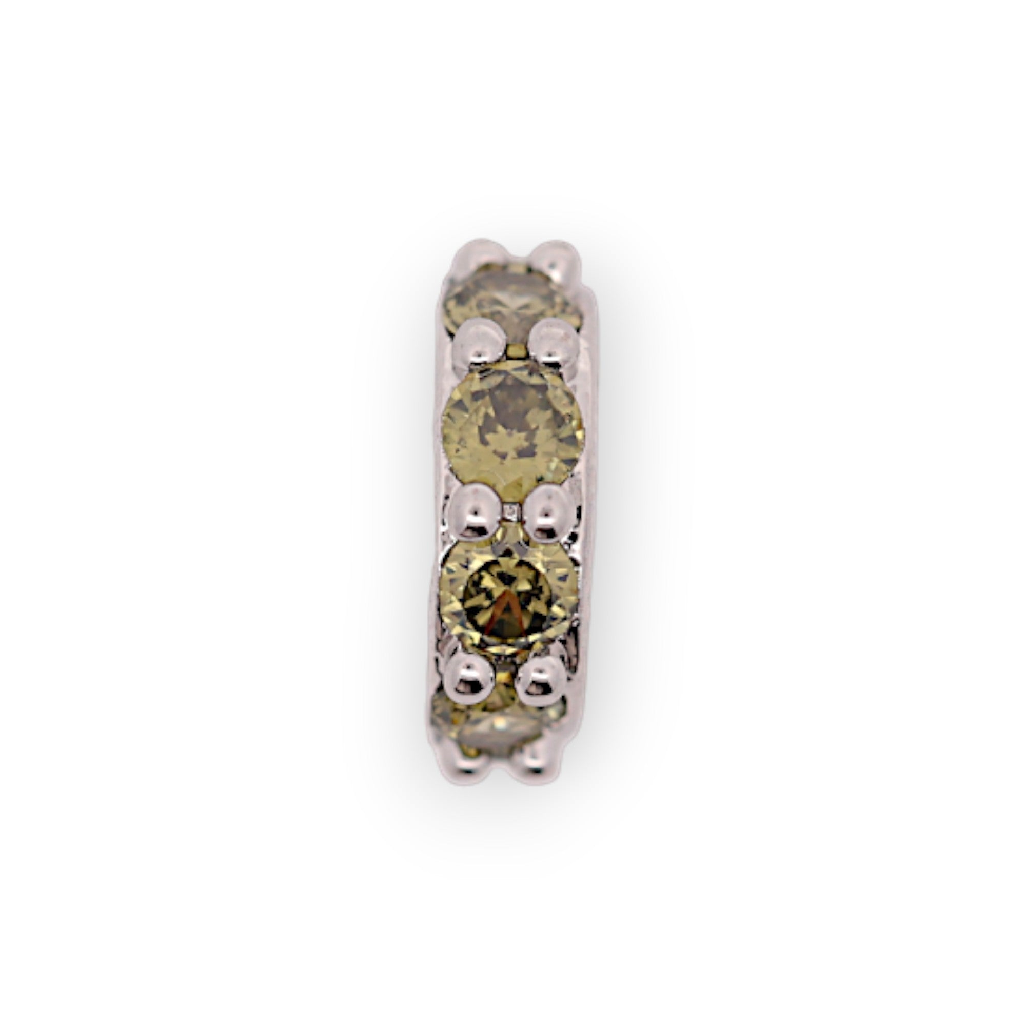 HALO BIRTHSTONE CHARM - PERIDOT (AUG)