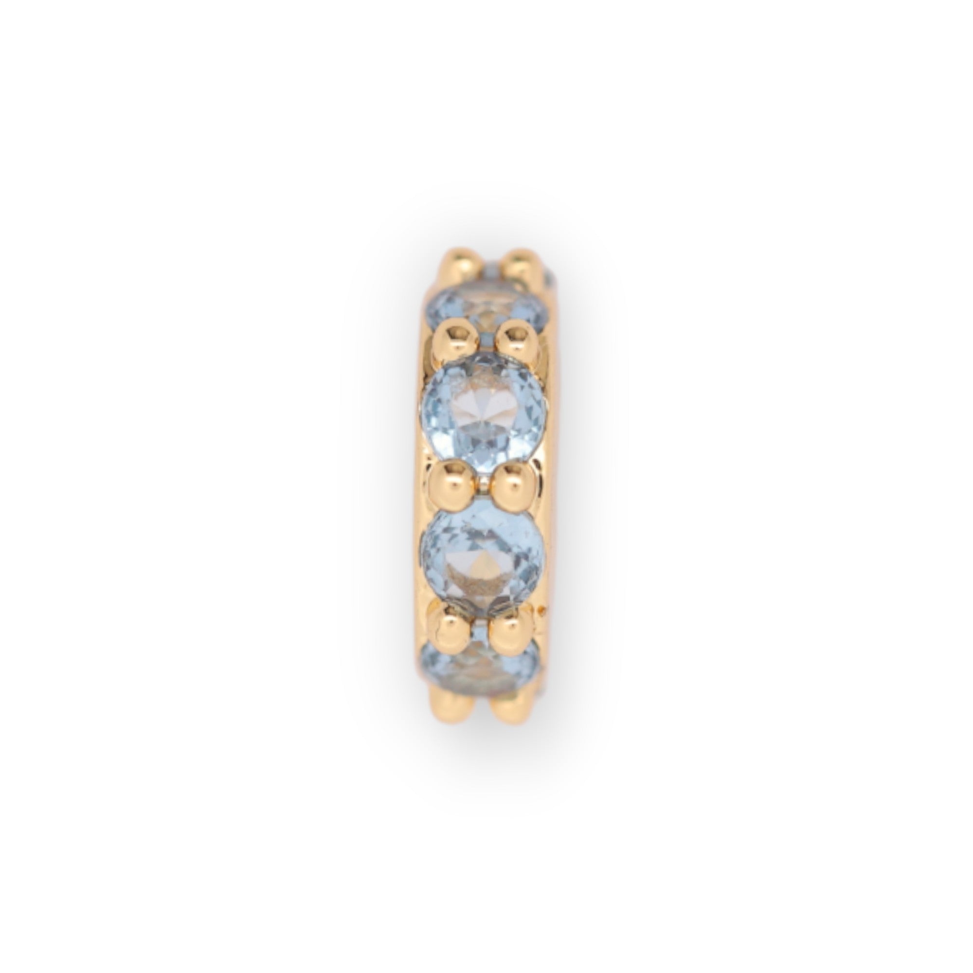 HALO BIRTHSTONE CHARM - AQUAMARINE (MARCH)
