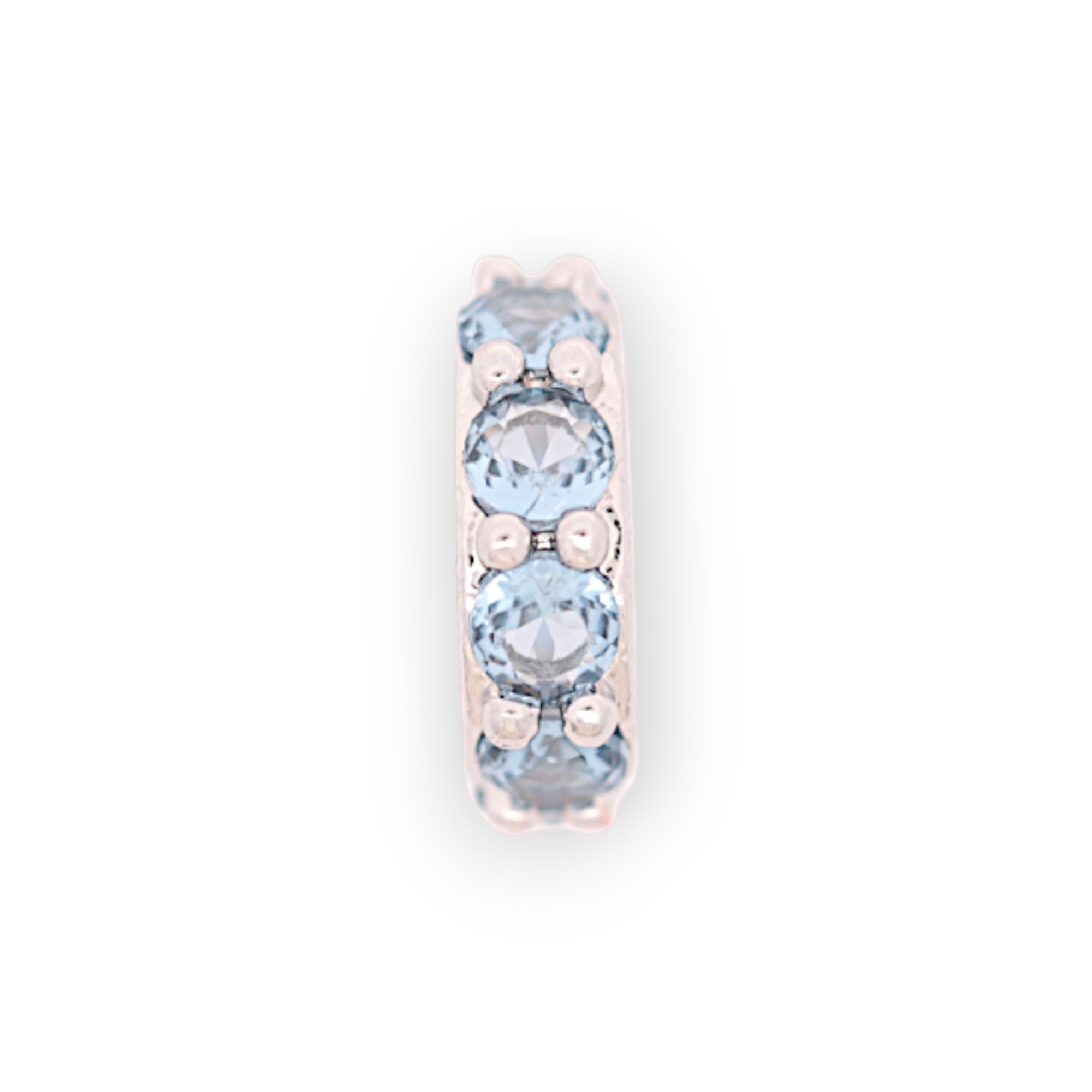 HALO BIRTHSTONE CHARM - AQUAMARINE (MARCH)