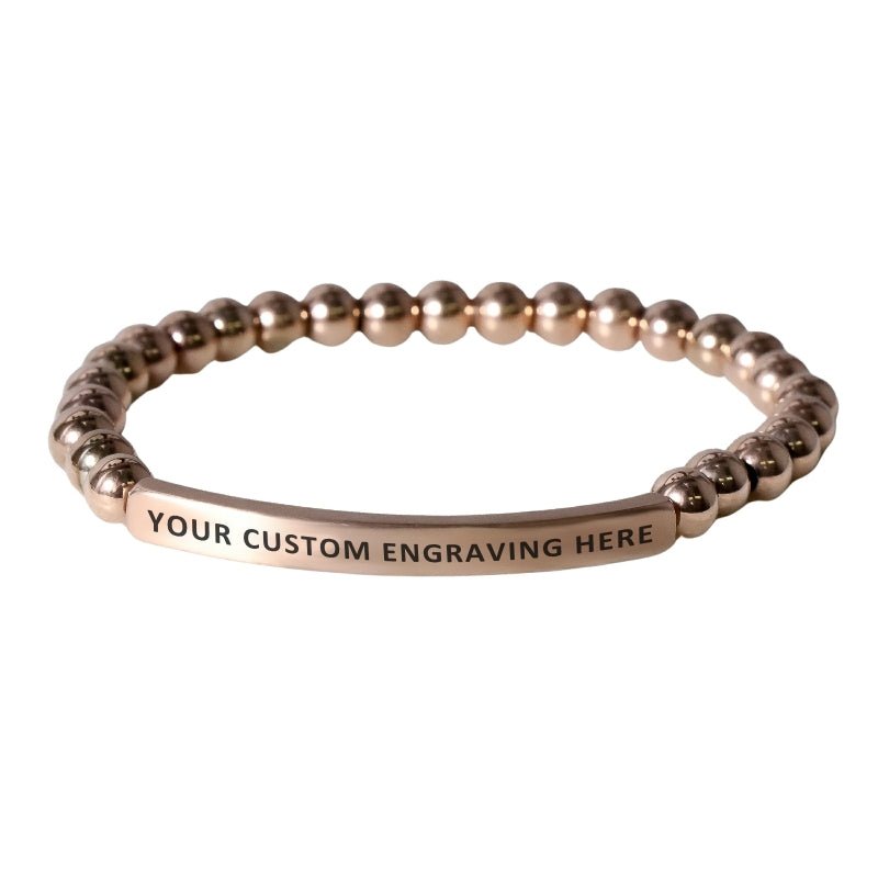 Rose Gold Custom Bracelet - Inspiration Co.