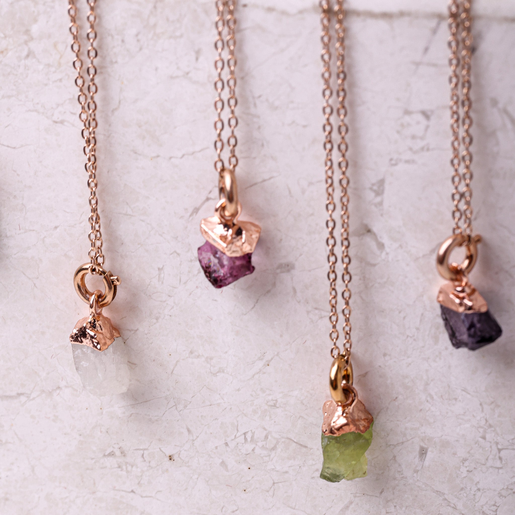 Ruby(JULY) Raw Birthstone Charm - Inspiration Co.