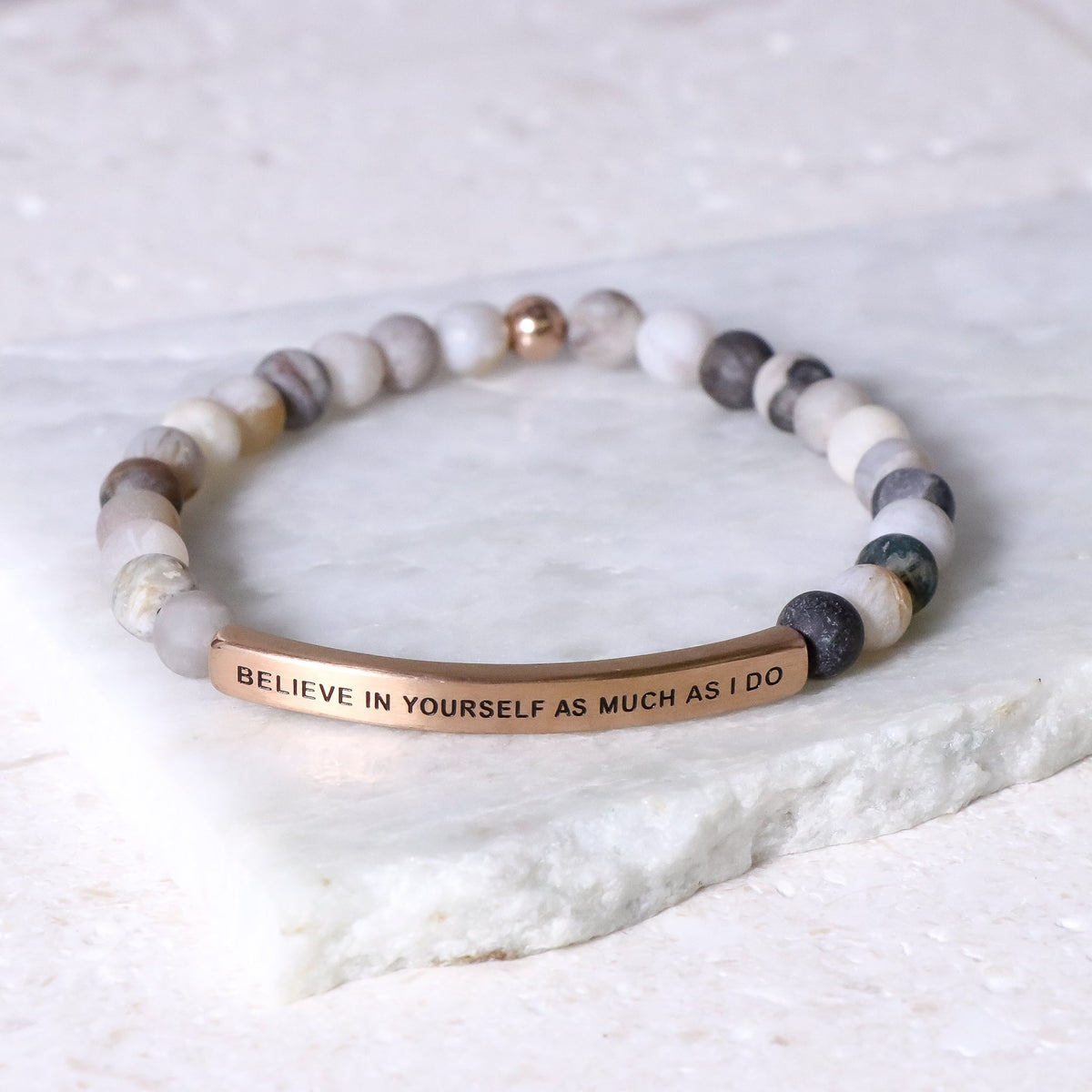 Engraved bracelet for anxiety