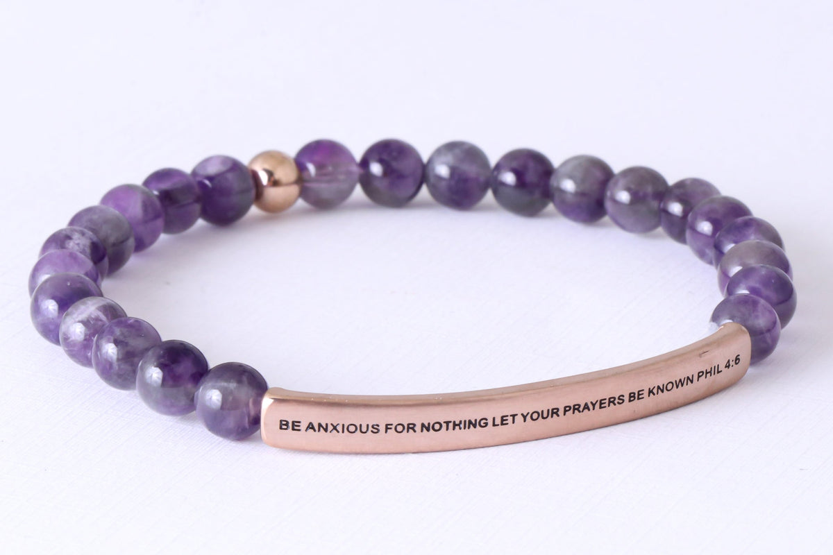 engraved bible verse bracelet for anxiety