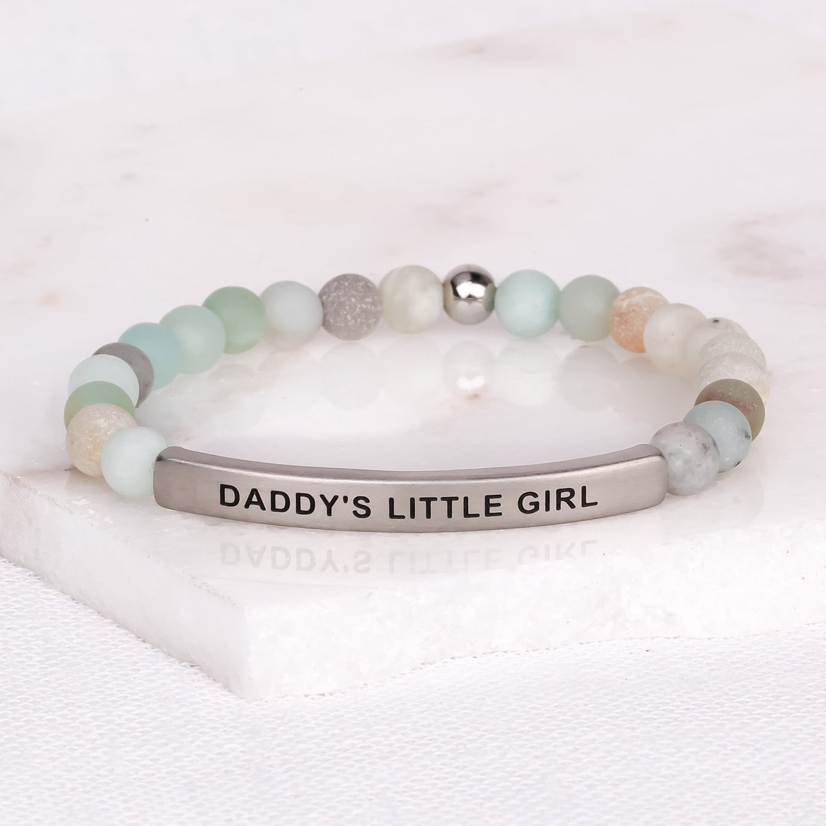 Meaningful engraved bracelet