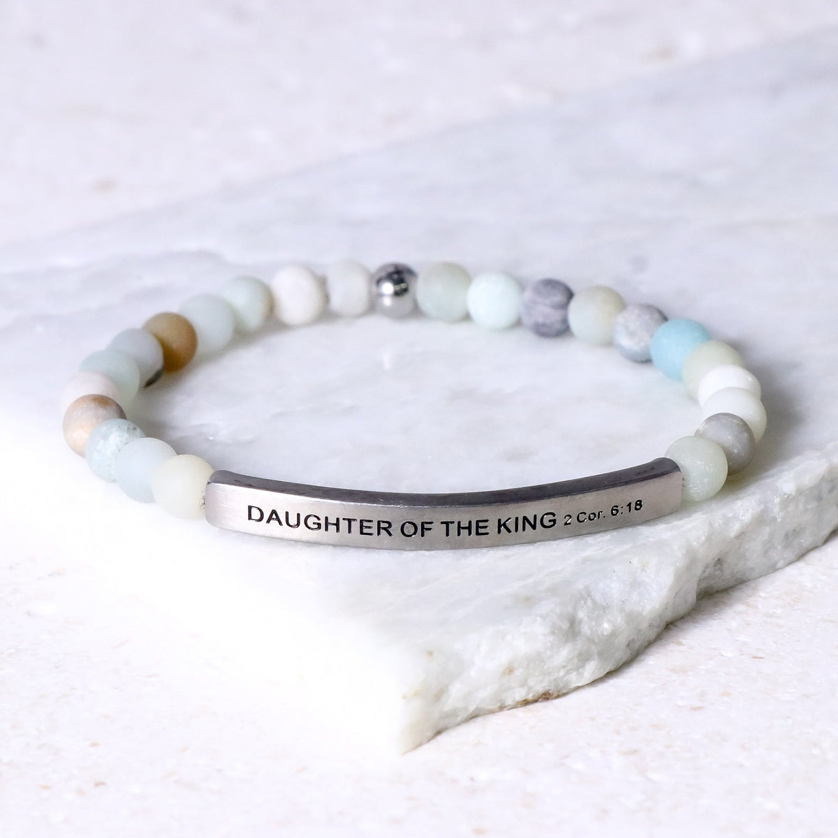Engraved scripture bracelet
