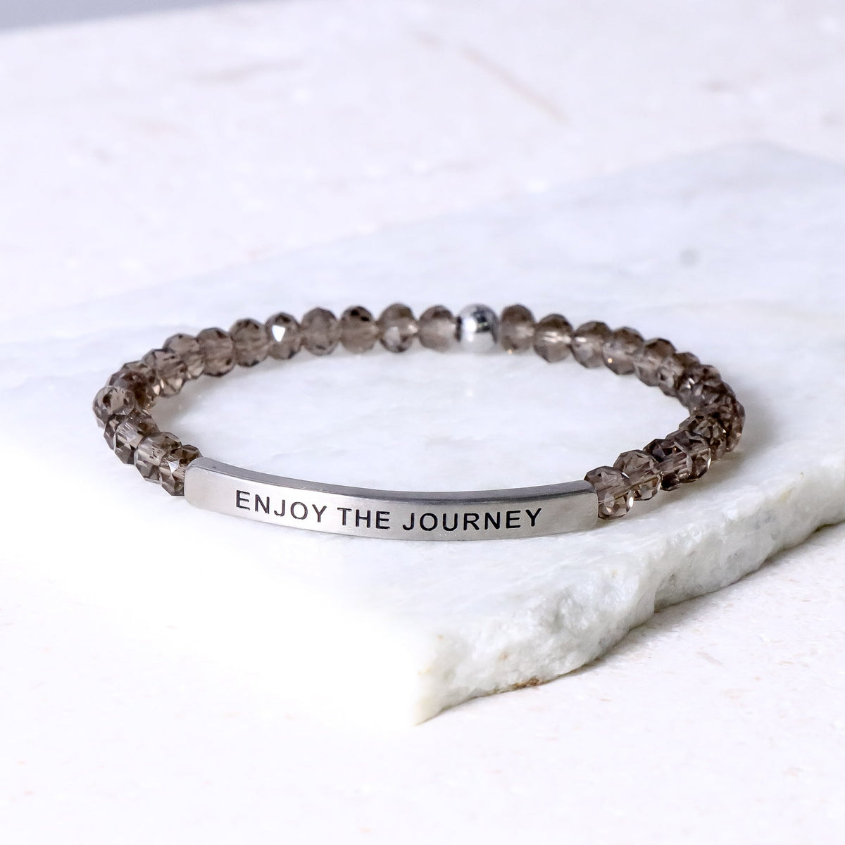 engraved gemstone bracelet