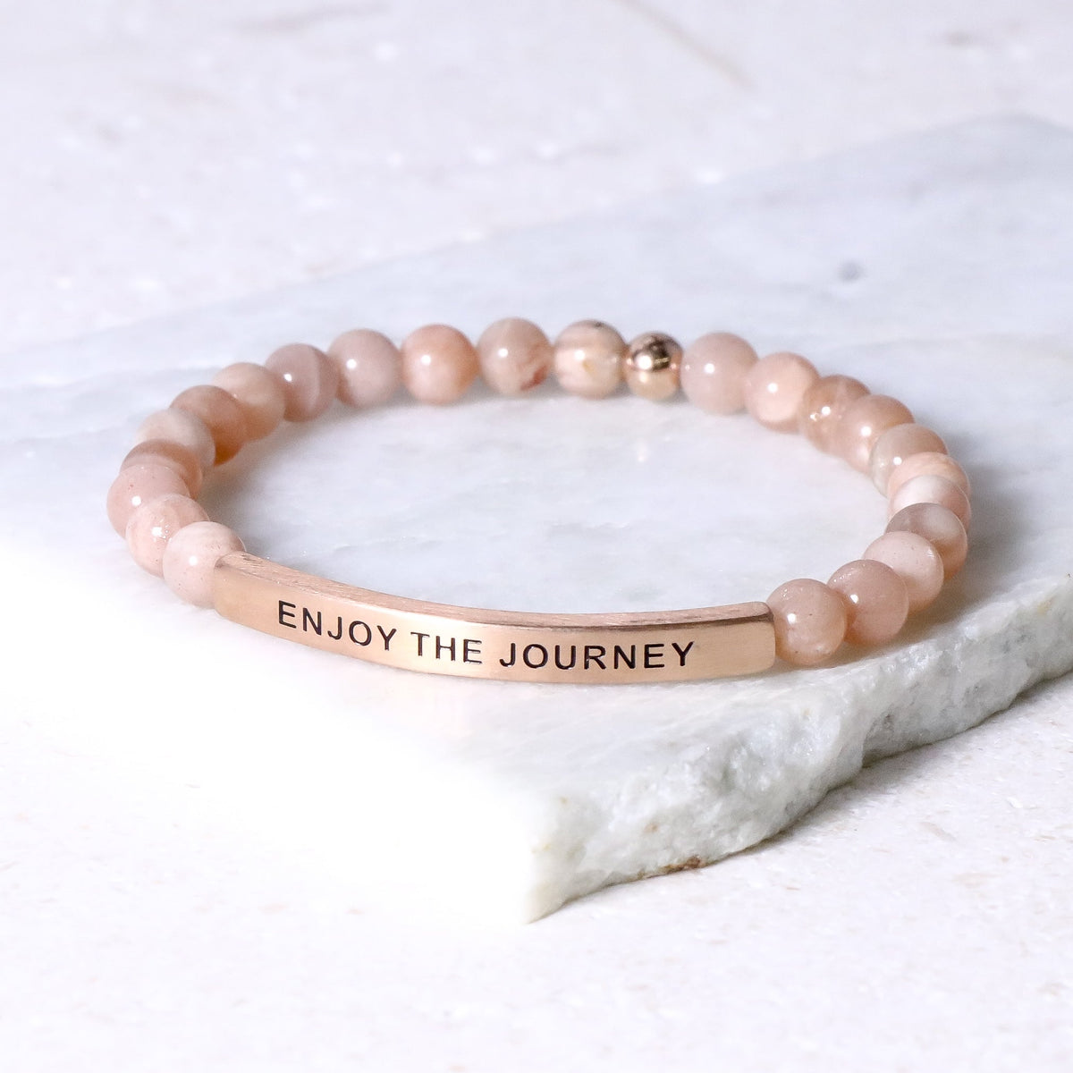 Inspiring beaded bracelet