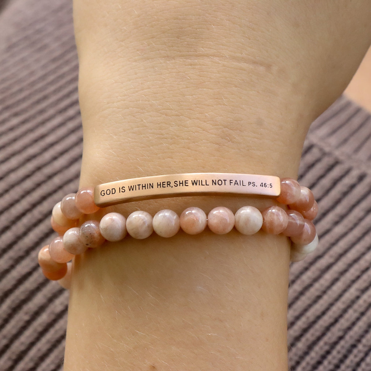 positive message engraved jewelry