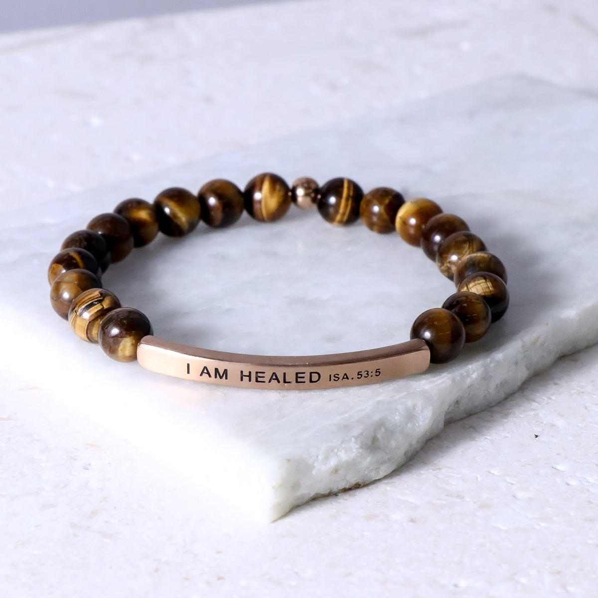 gemstone bible verse bracelet