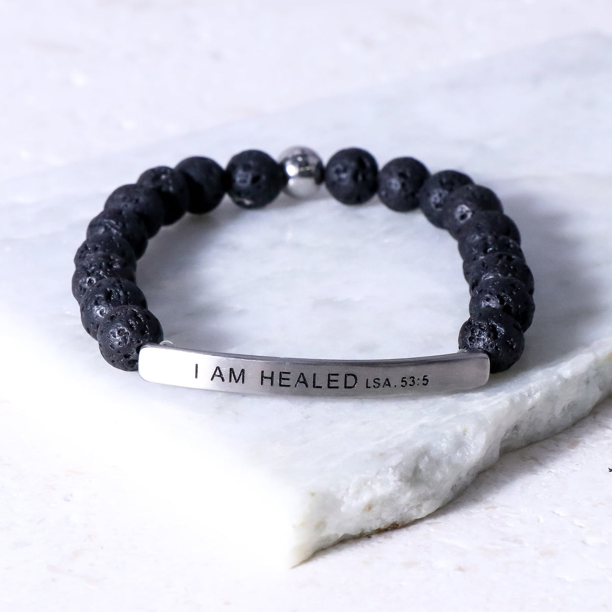 beaded bible verse bracelet