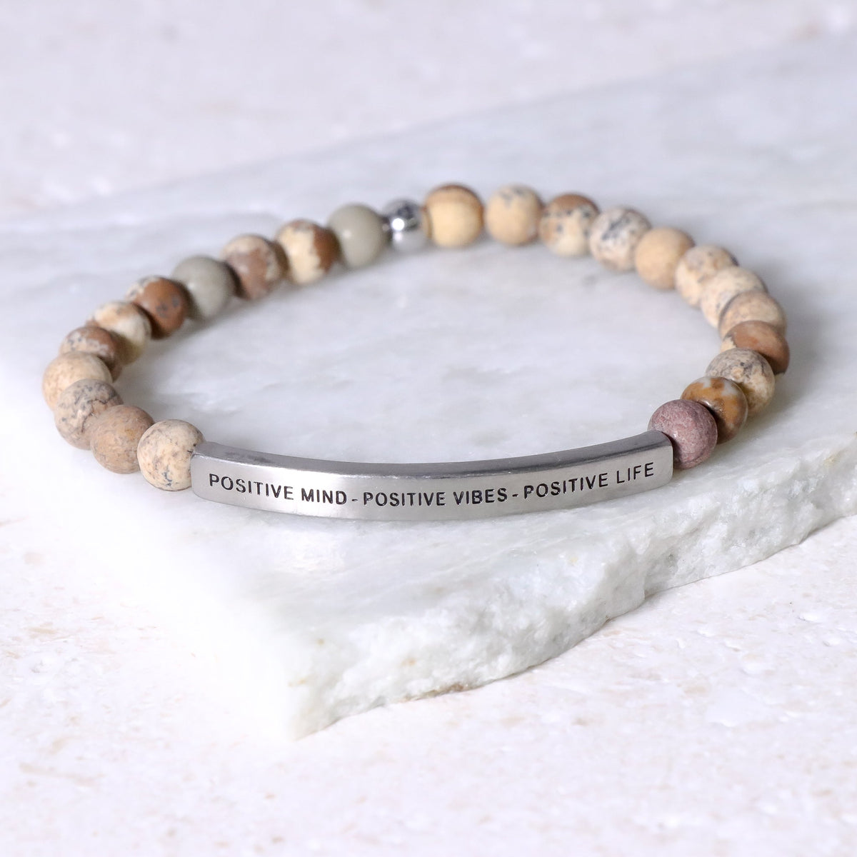 engraved affirmation bracelet