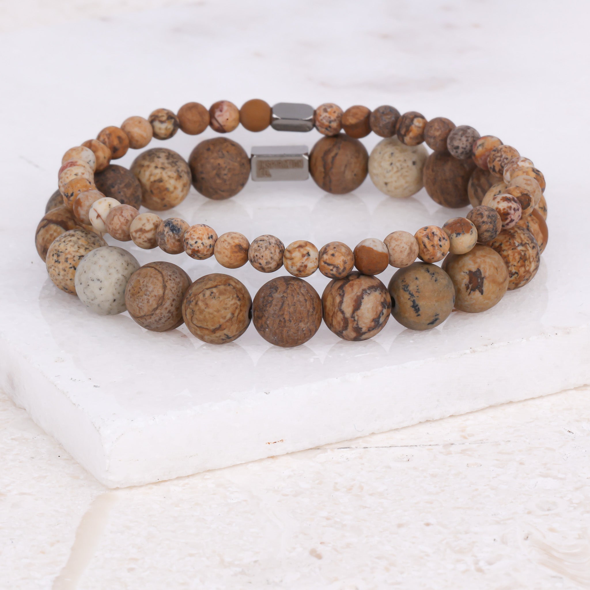 ACCENT BRACELET - WOODEN JASPER - Inspiration Co.