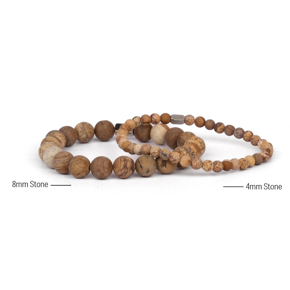 ACCENT BRACELET - WOODEN JASPER - Inspiration Co.
