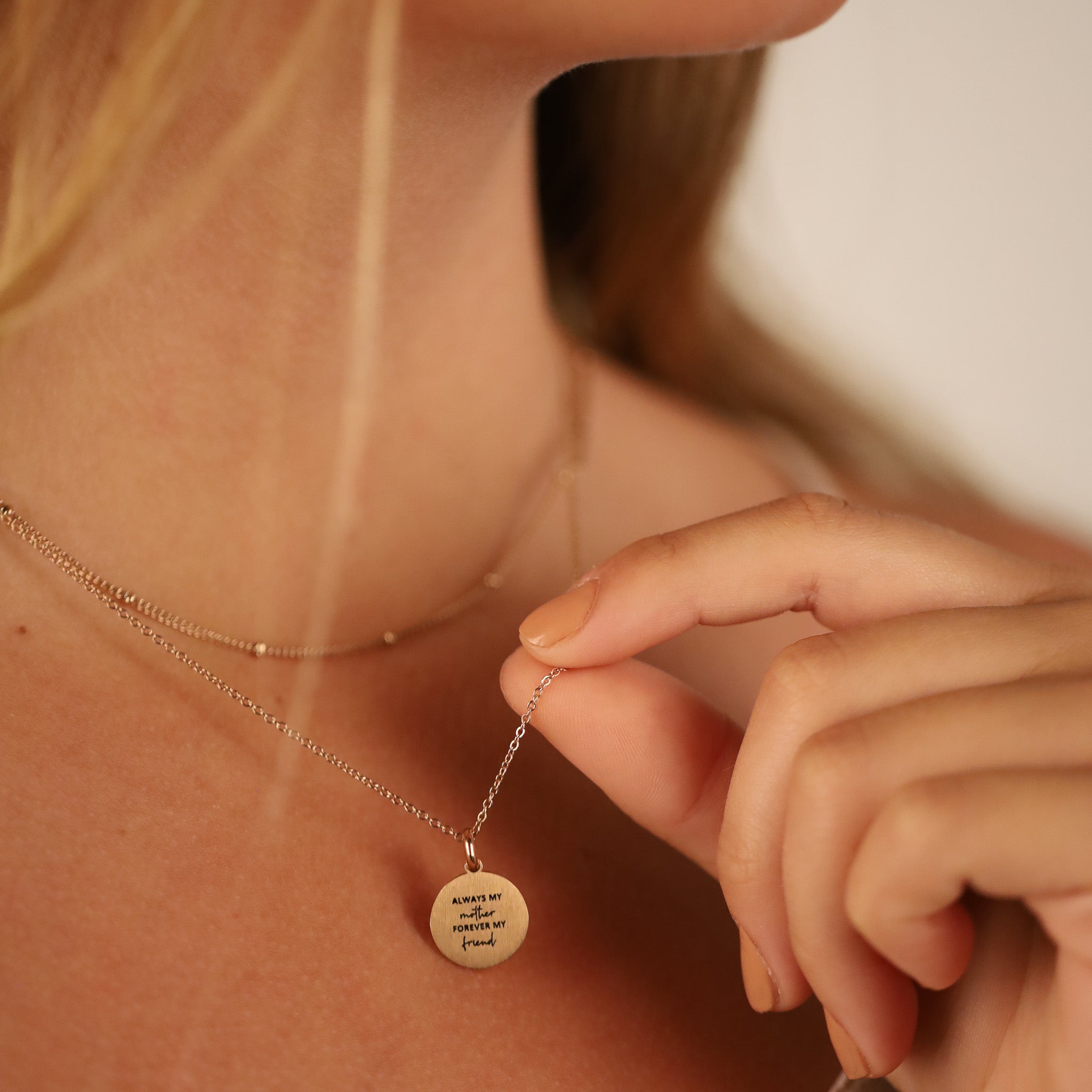 ALWAYS MY MOTHER, FOREVER MY FRIEND PENDANT - Inspiration Co.