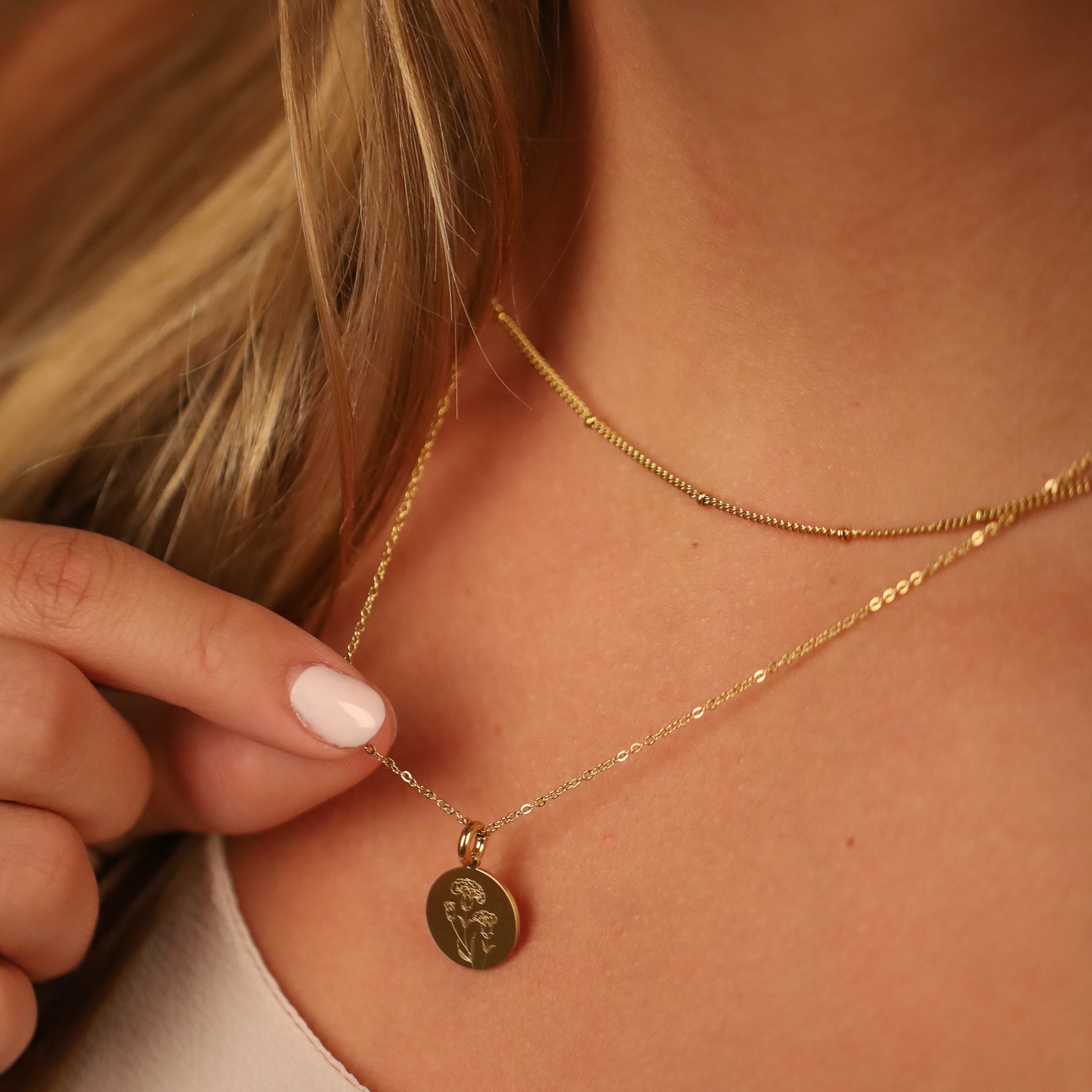 CARNATION BIRTH-FLOWER PENDANT - Inspiration Co.