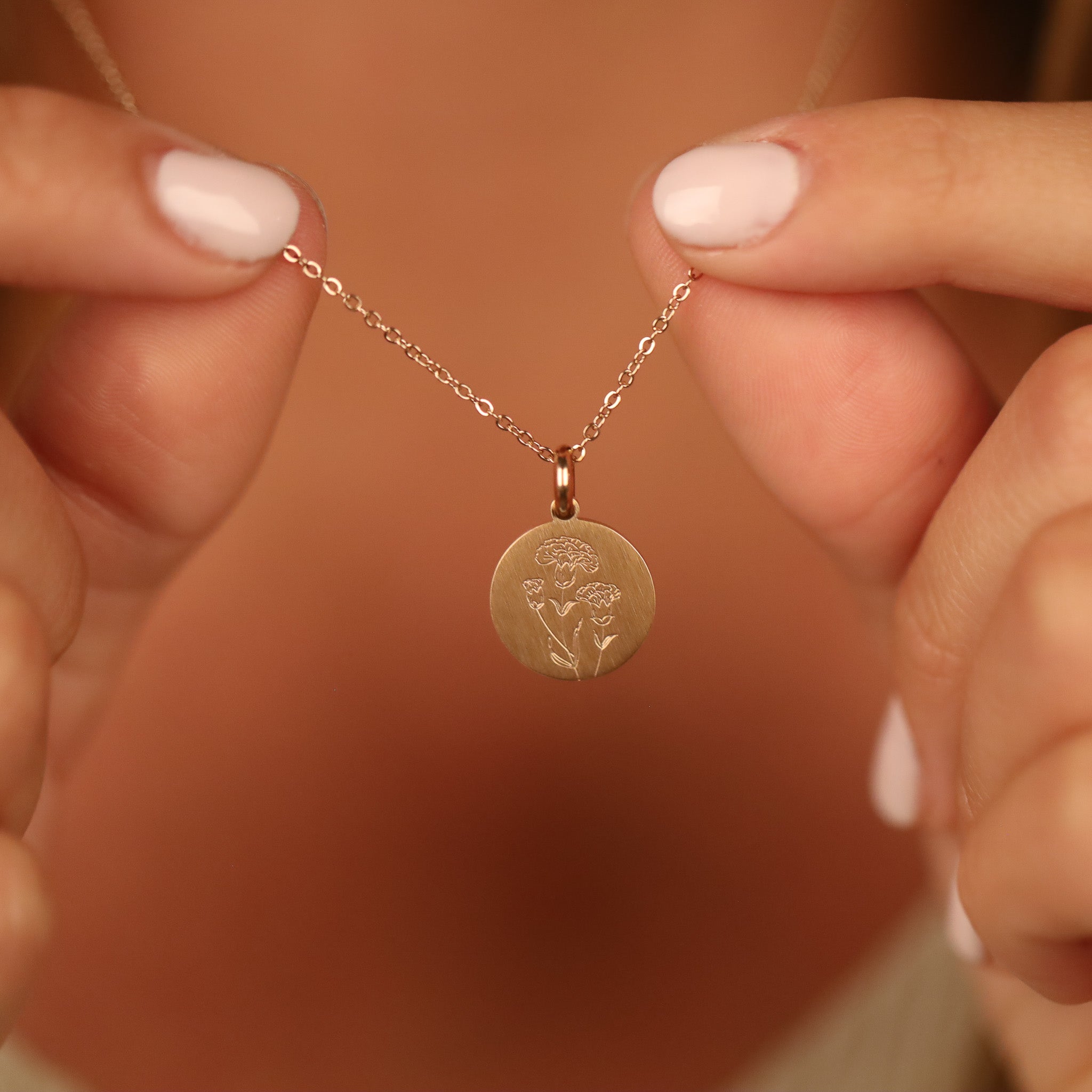 CARNATION BIRTH-FLOWER PENDANT - Inspiration Co.