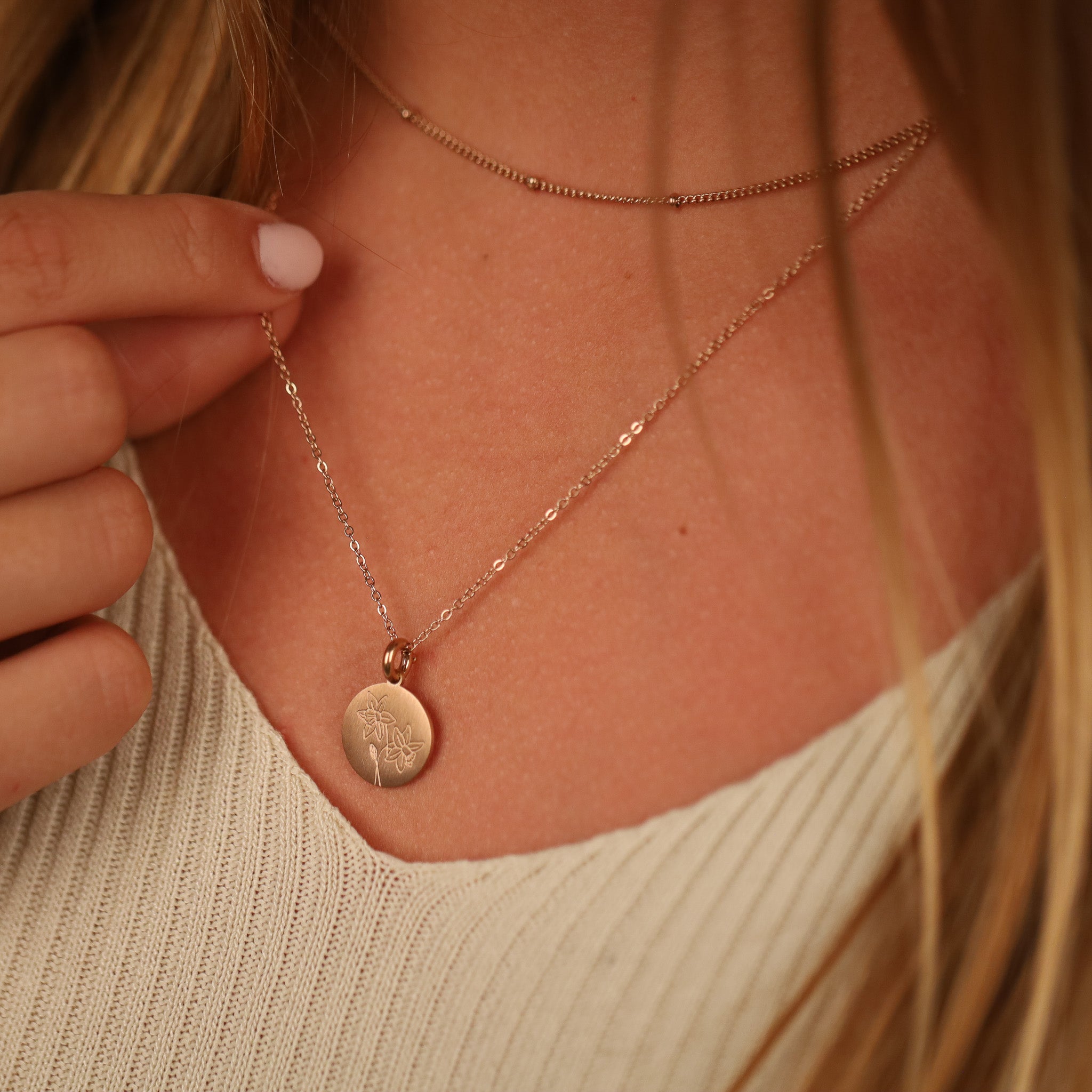 DAFFODIL BIRTH-FLOWER PENDANT - Inspiration Co.