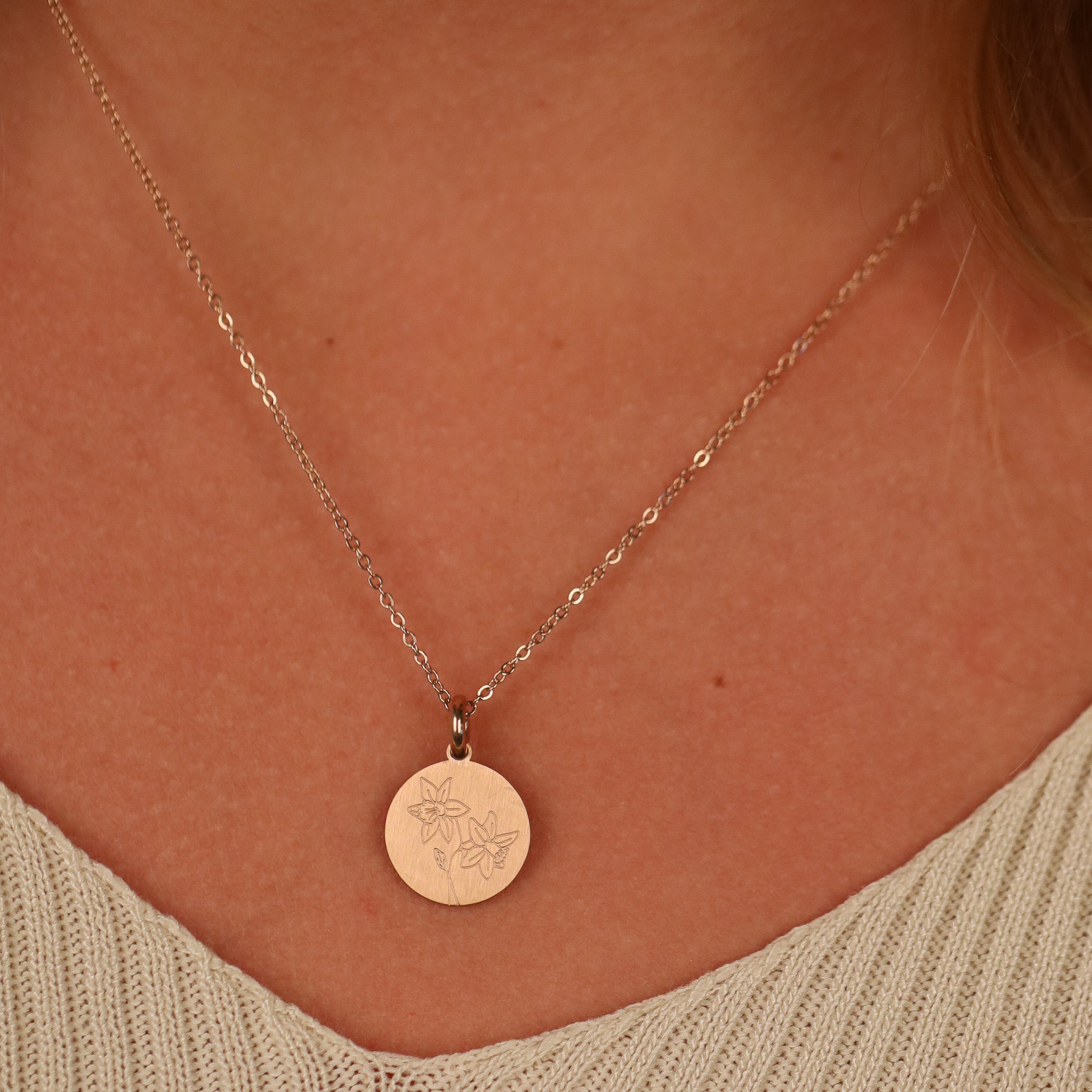DAFFODIL BIRTH-FLOWER PENDANT - Inspiration Co.