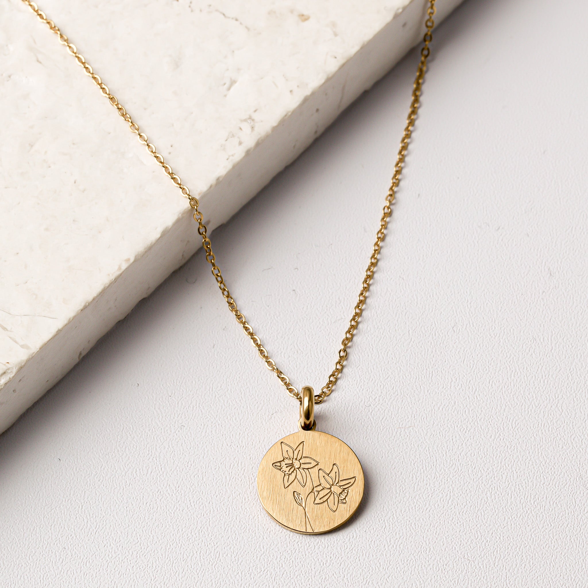 DAFFODIL BIRTH-FLOWER PENDANT - Inspiration Co.