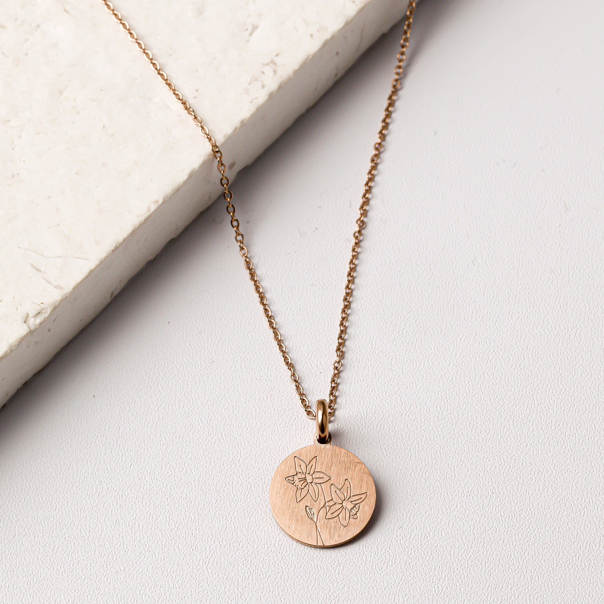 DAFFODIL BIRTH-FLOWER PENDANT - Inspiration Co.