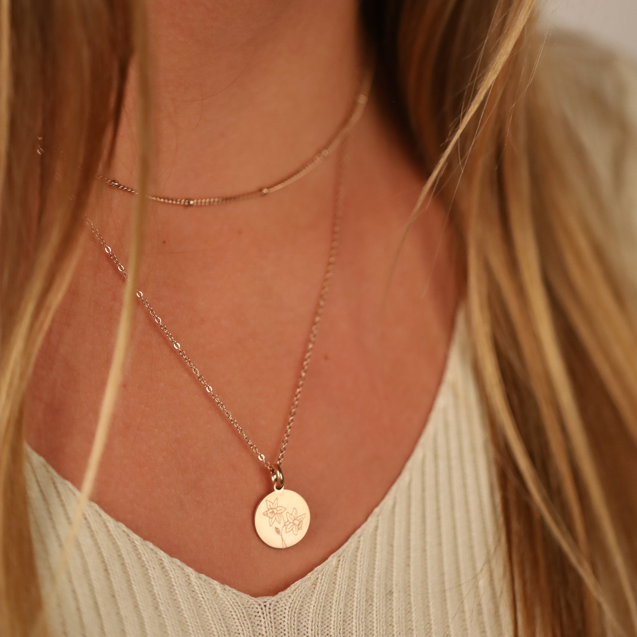 DAFFODIL BIRTH-FLOWER PENDANT - Inspiration Co.