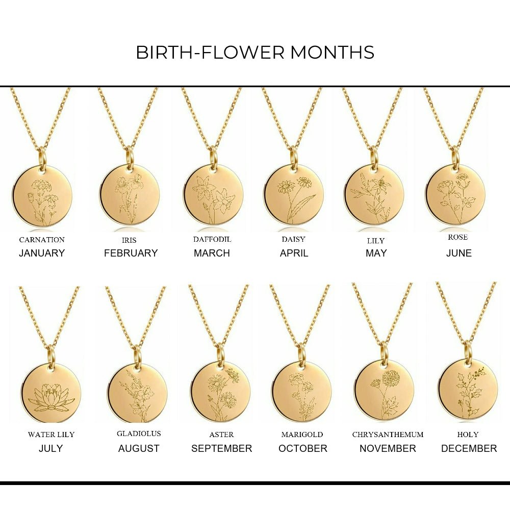 DAFFODIL BIRTH-FLOWER PENDANT - Inspiration Co.