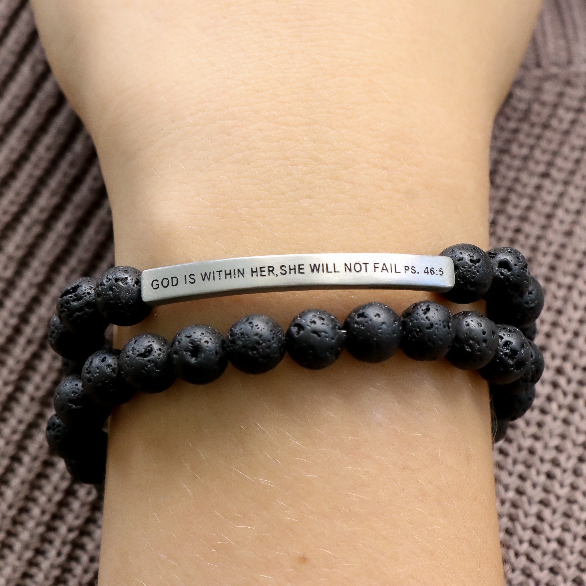 GOD IS WITHIN HER SHE WILL NOT FAIL - Psalms 46:5 - Inspiration Co.